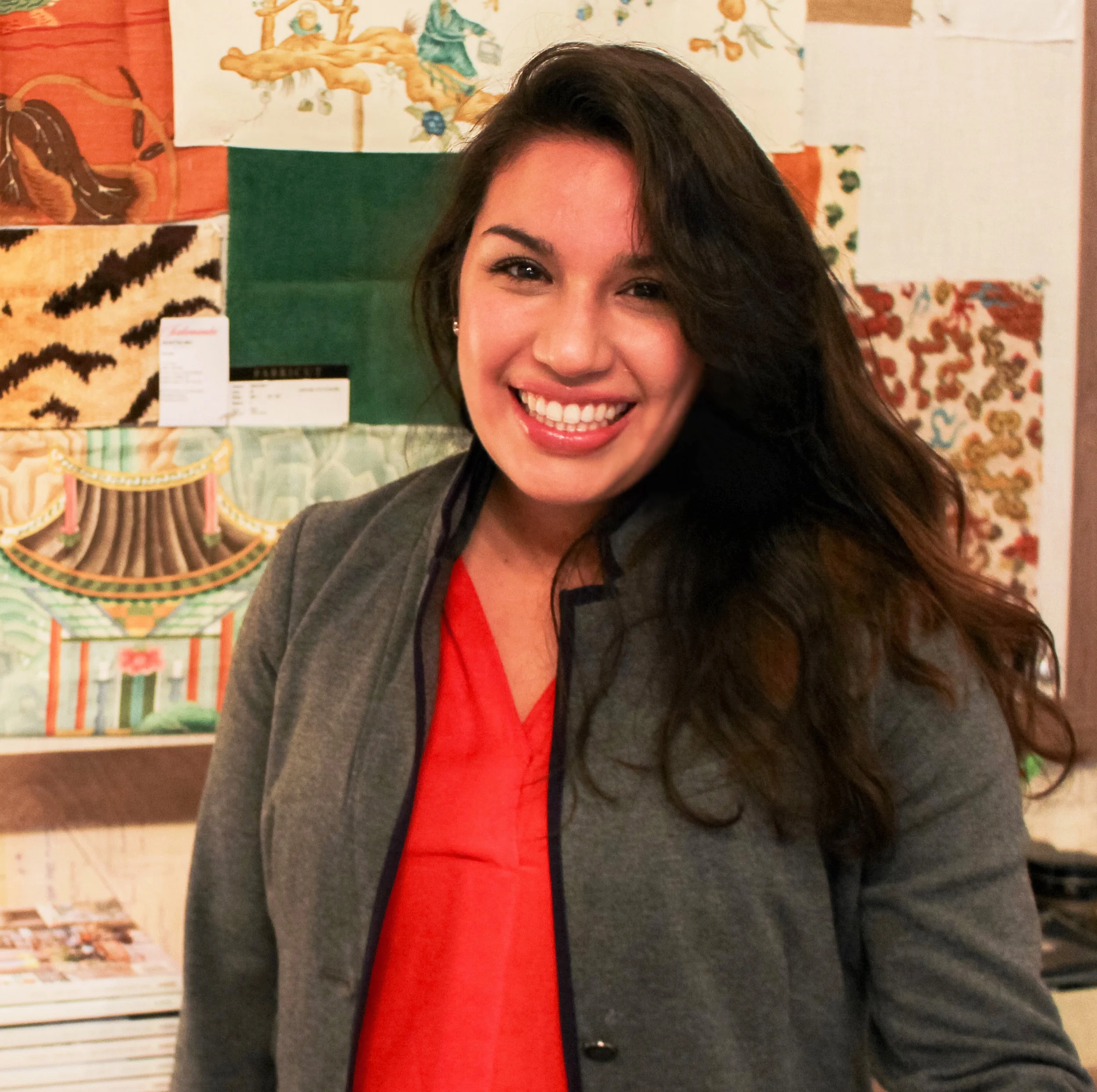 Natalie Sanchez Office + Procurement Manager natalie@angelineguidodesign.com Joined AGD: August 2016 Natalie was born and raised in Mesquite, Texas. She is a very important part of the team, as she acts as support for both the designers and clients by filling the role of office manager and procurement manager. She tends to many of the behind the scenes things that keep projects moving along by implementing all the logistics that go into completing a design. Natalie comes with much knowledge in the industry and what it takes to successfully oversee the design process due to her previous work experience in a very similar position. She is such an integral part of the every day operations of the business and no one can remember what their work life at AGD was like before she came on board. Literally, Angeline couldn't make it through a week without Natalie. She is the office mom that keeps everyone from falling apart. Natalie lives in a suburb of Dallas with her husband, Santiago, and spunky 8-year old daughter, Nadya. They have a handful of dogs and other farm animals that reside on their land with them. They are very active with their church and enjoy spending time together as a family. Fun fact: Natalie's husband works in Angeline's husband, John's, State Farm office. Santiago has contributed immensely to John's success as an agent. 