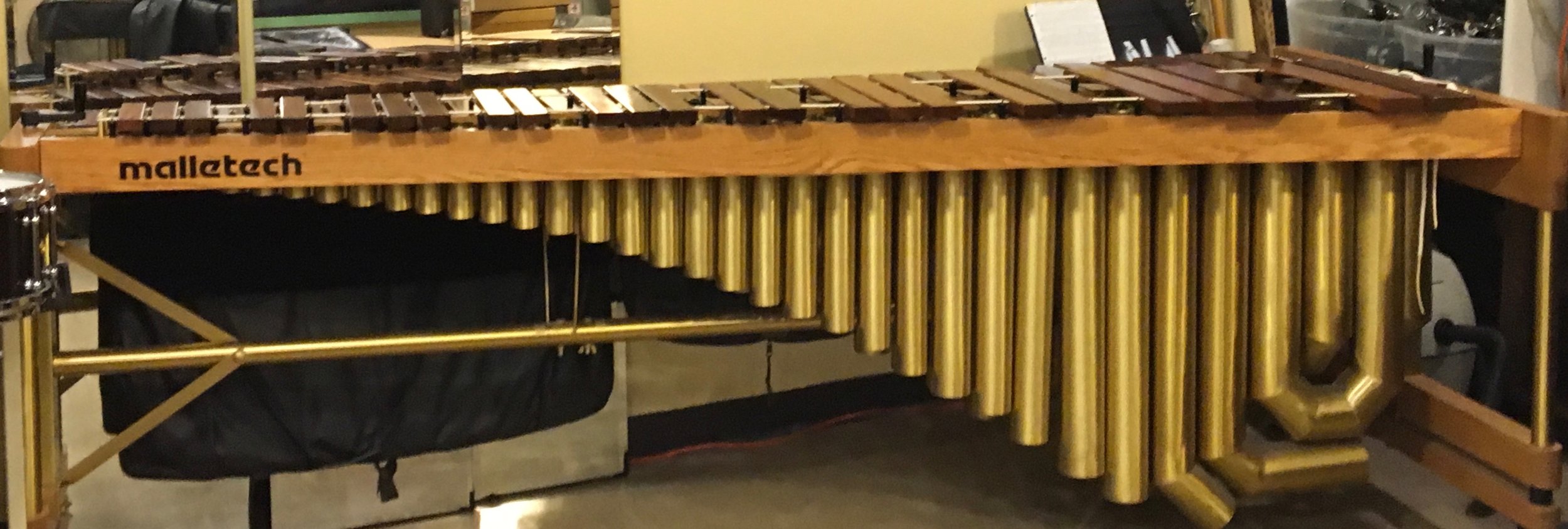 Malletech 2.6-octave Glockenspiel (top of page) Malletech 5.0-octave marimba (above)