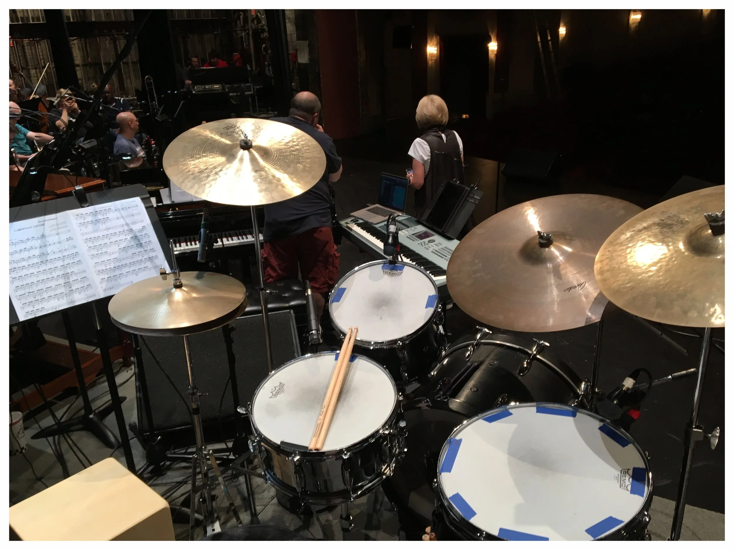rehearsal at Cleveland's Playhouse Square Ohio Theater for Gala Concert with Billy Porter – Tony and Grammy winning Broadway singer/actor, June 2017