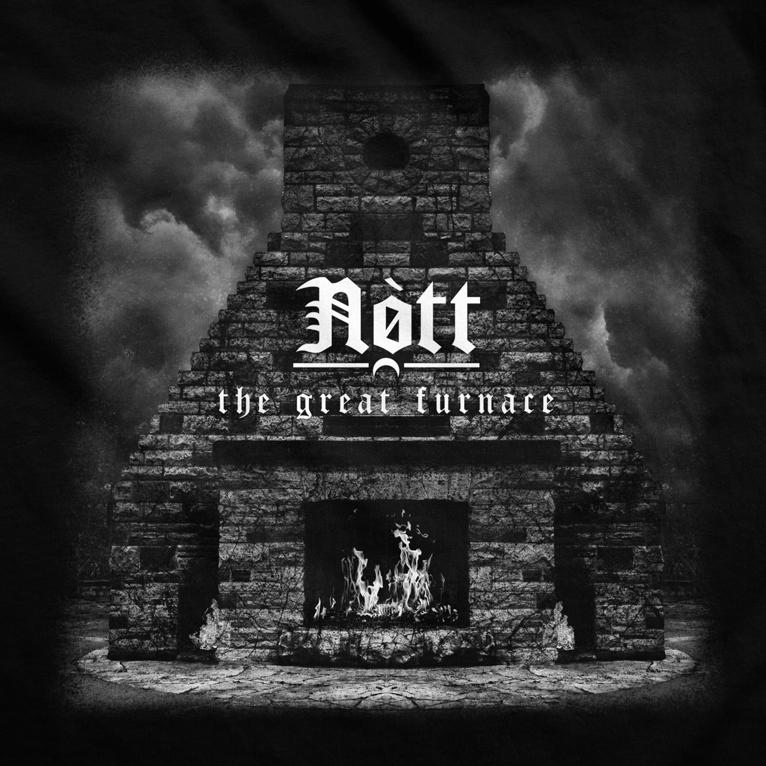 Nòtt - Album Cover 2 The Great Furnace Shirt Mockup Closeup.jpg