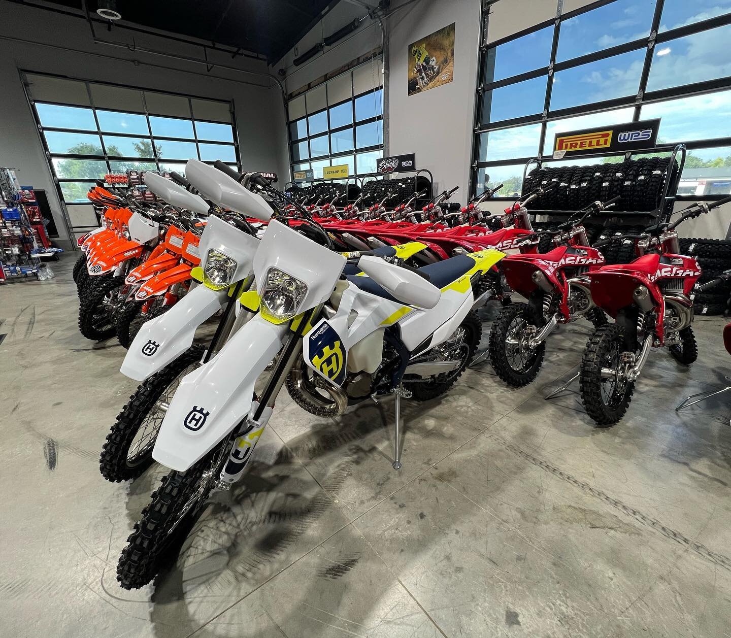 How good does orange, white and red look! 

No we did not pick up Husqvarna. Yes we did just take two brand new 2023 TE 250i with zero rides on trade. 

Give us a ring for pricing! 208-513-1791