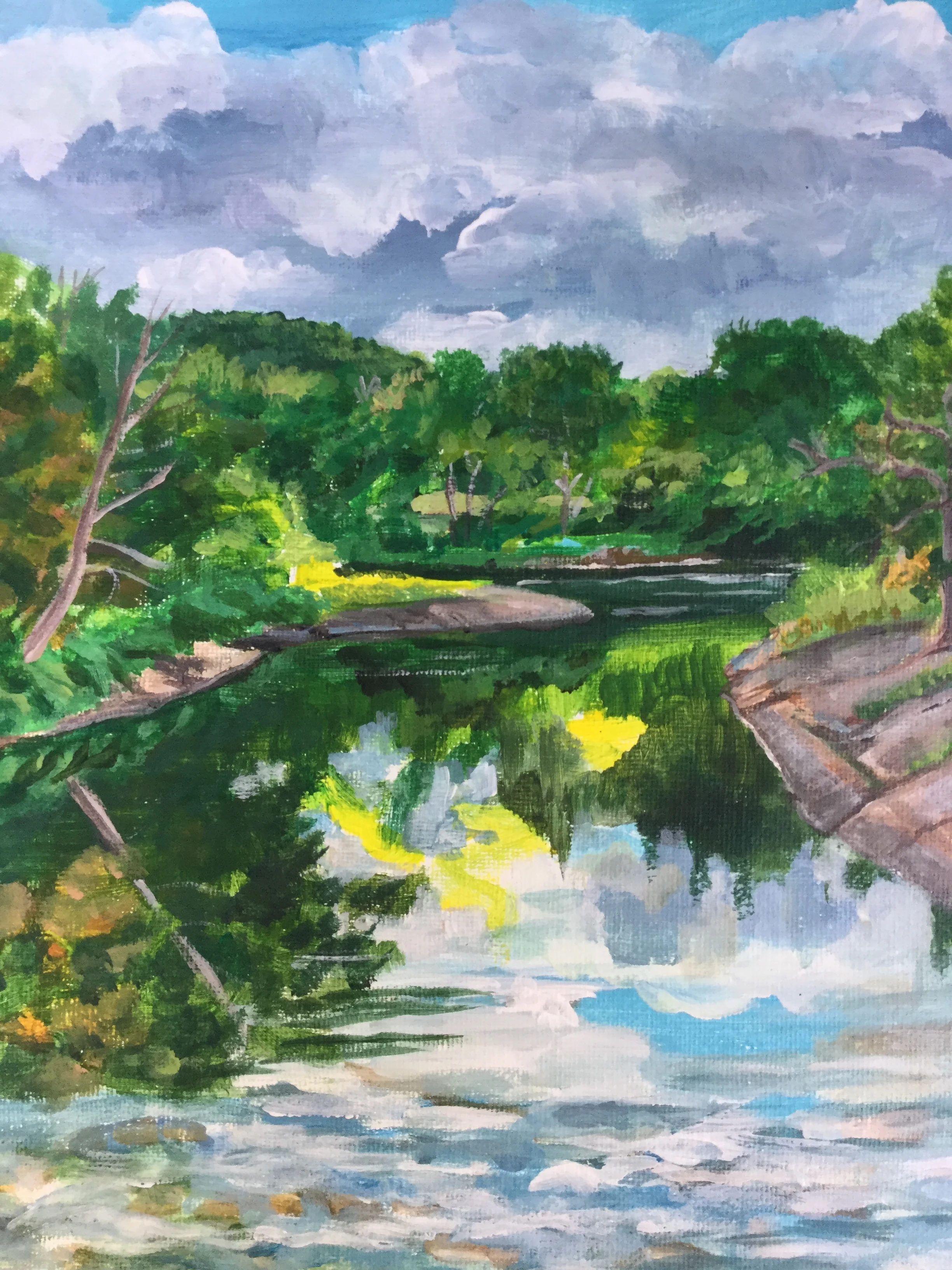 Creek View From the Bridge