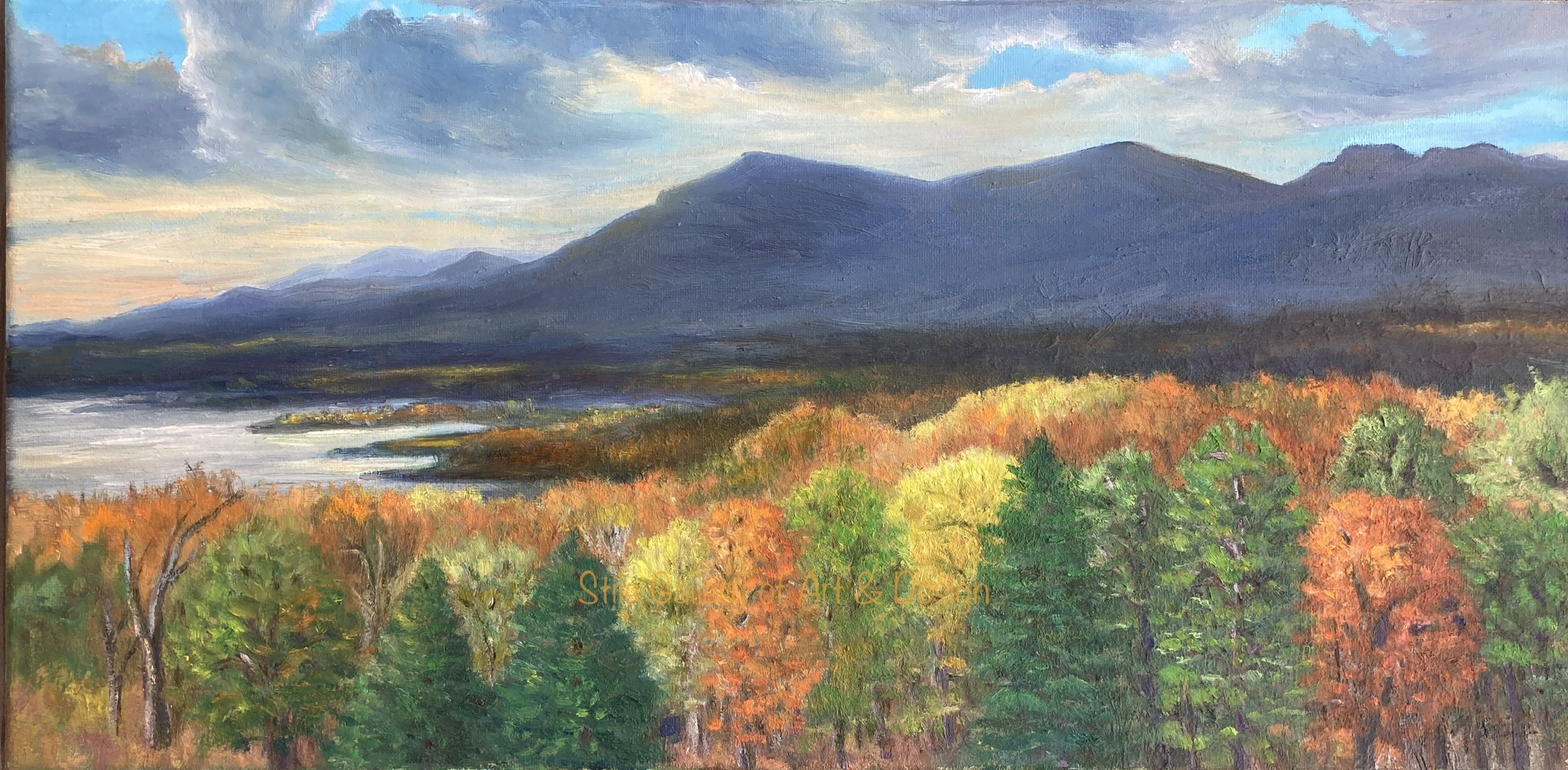 Sunset in Autumn at Olana