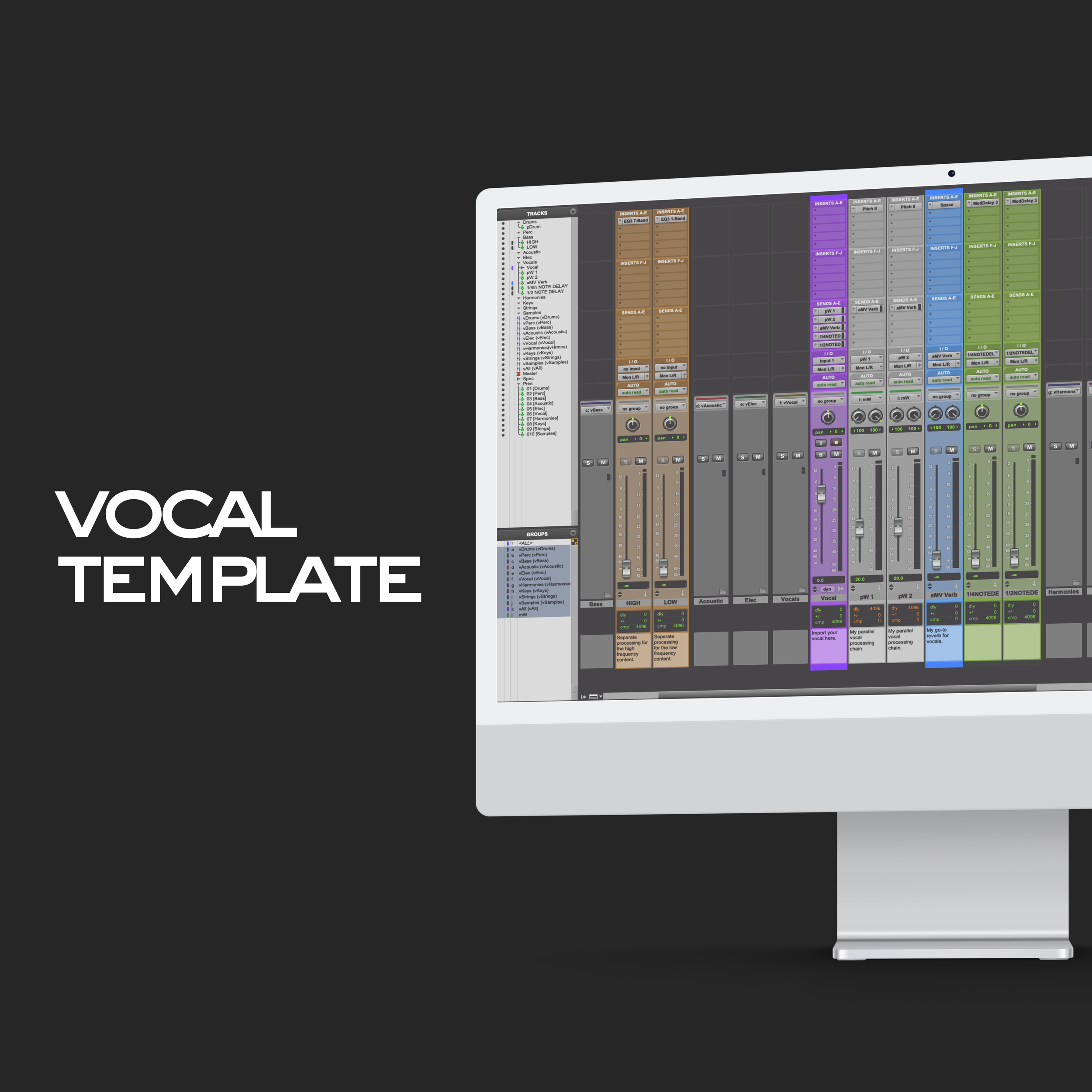 Vocal Mixing Template