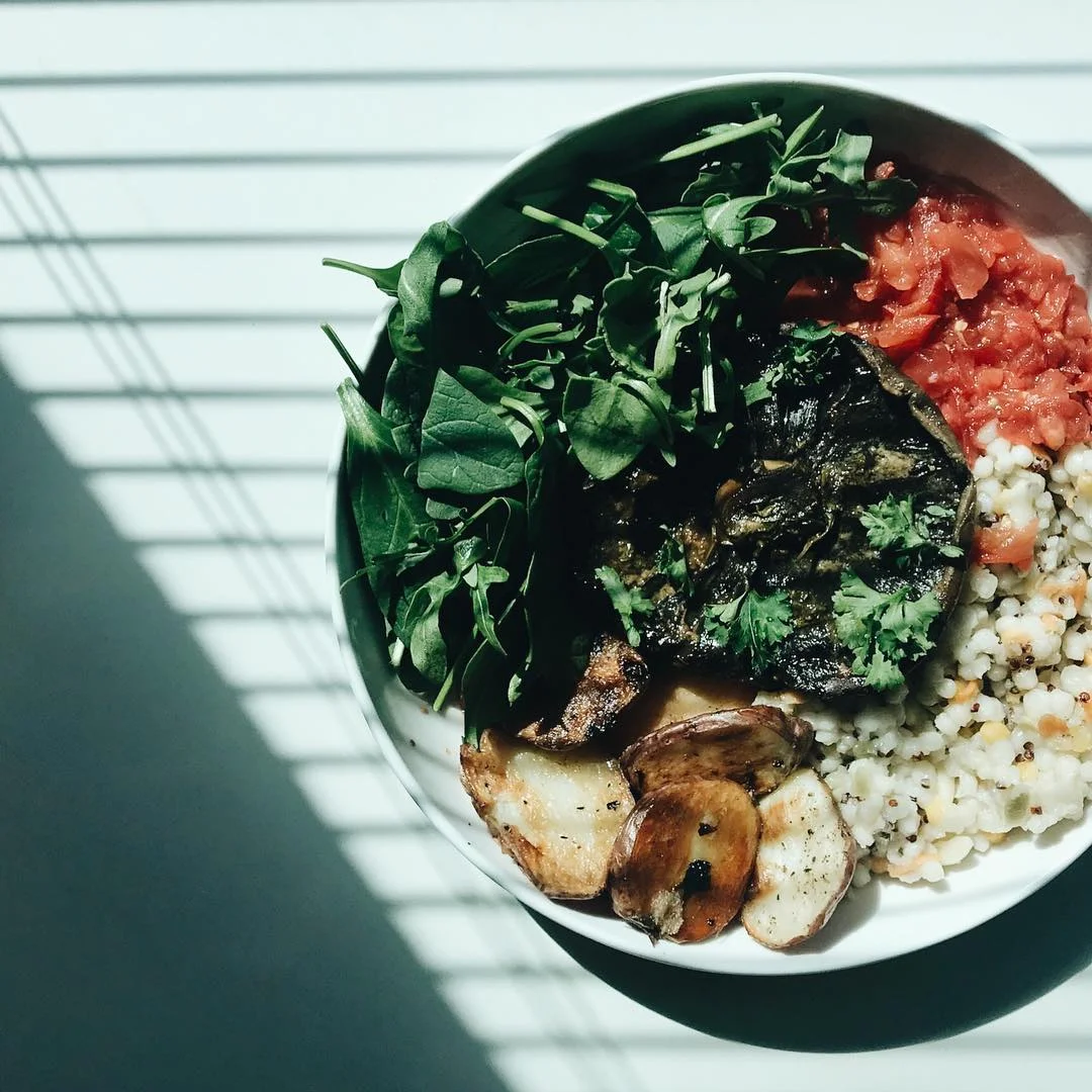 Dinner Option 2: Marinated Portobello Mushrooms