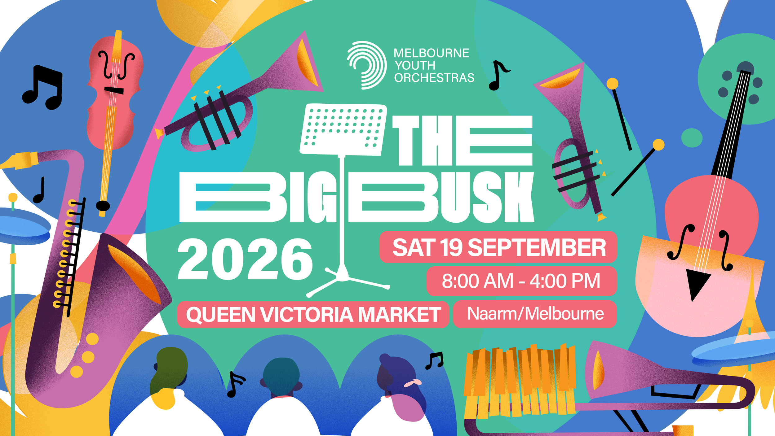ANNOUNCED: Melbourne Youth Orchestra returns to for The Big Busk 2026