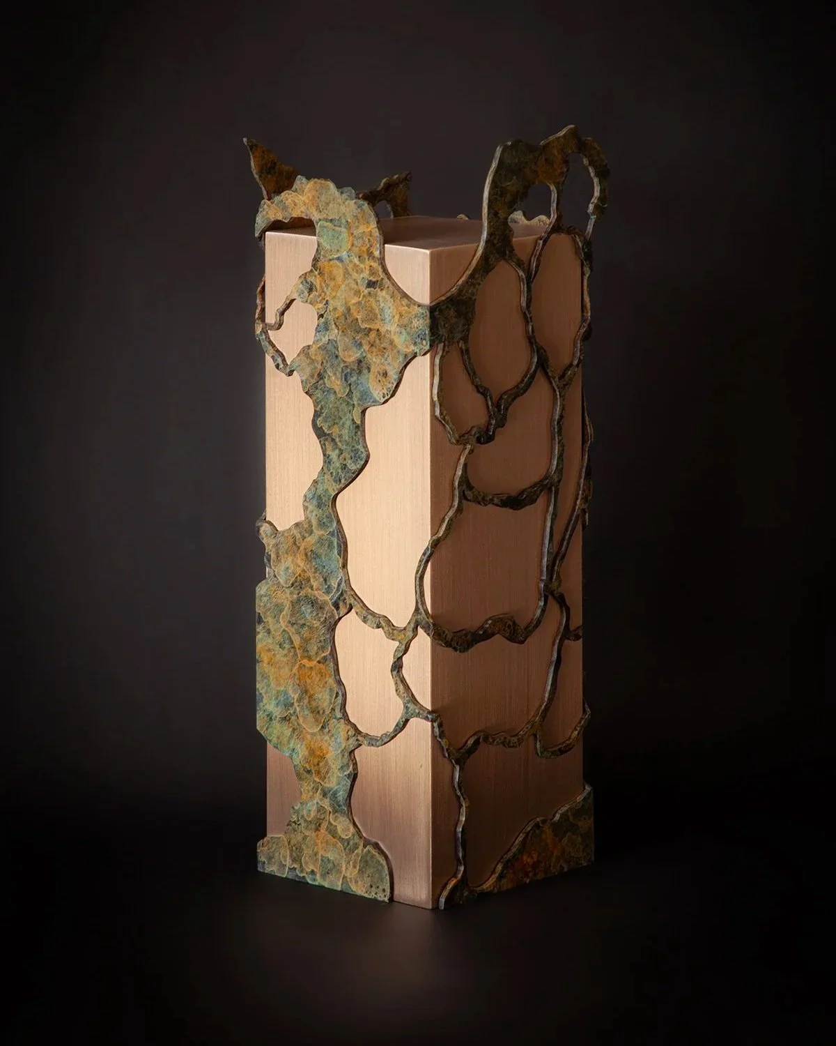  Daniella Algarate: ‘Marble Queen Pothos’ bronze sculpture 