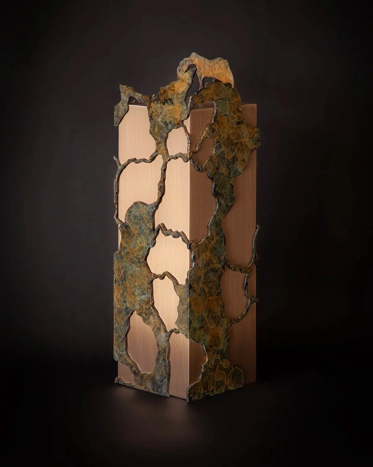  Daniella Algarate: ‘Marble Queen Pothos’ bronze sculpture 