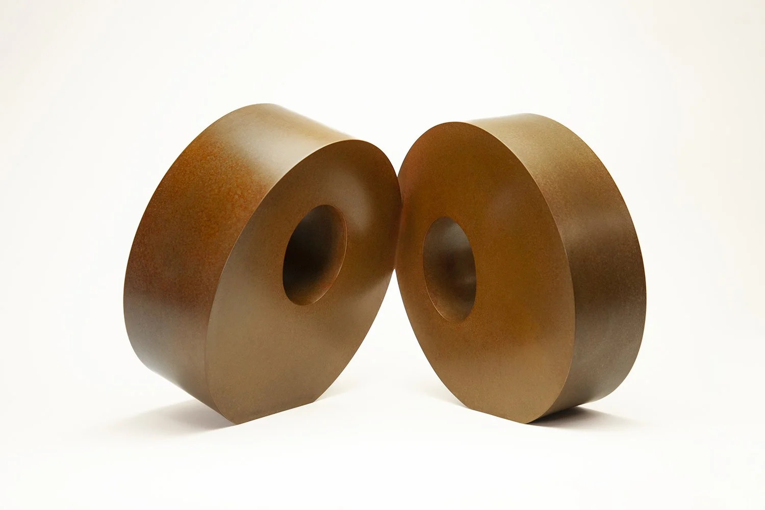  Bronze sculpture with a traditional hot patina for artist Brad Howe 