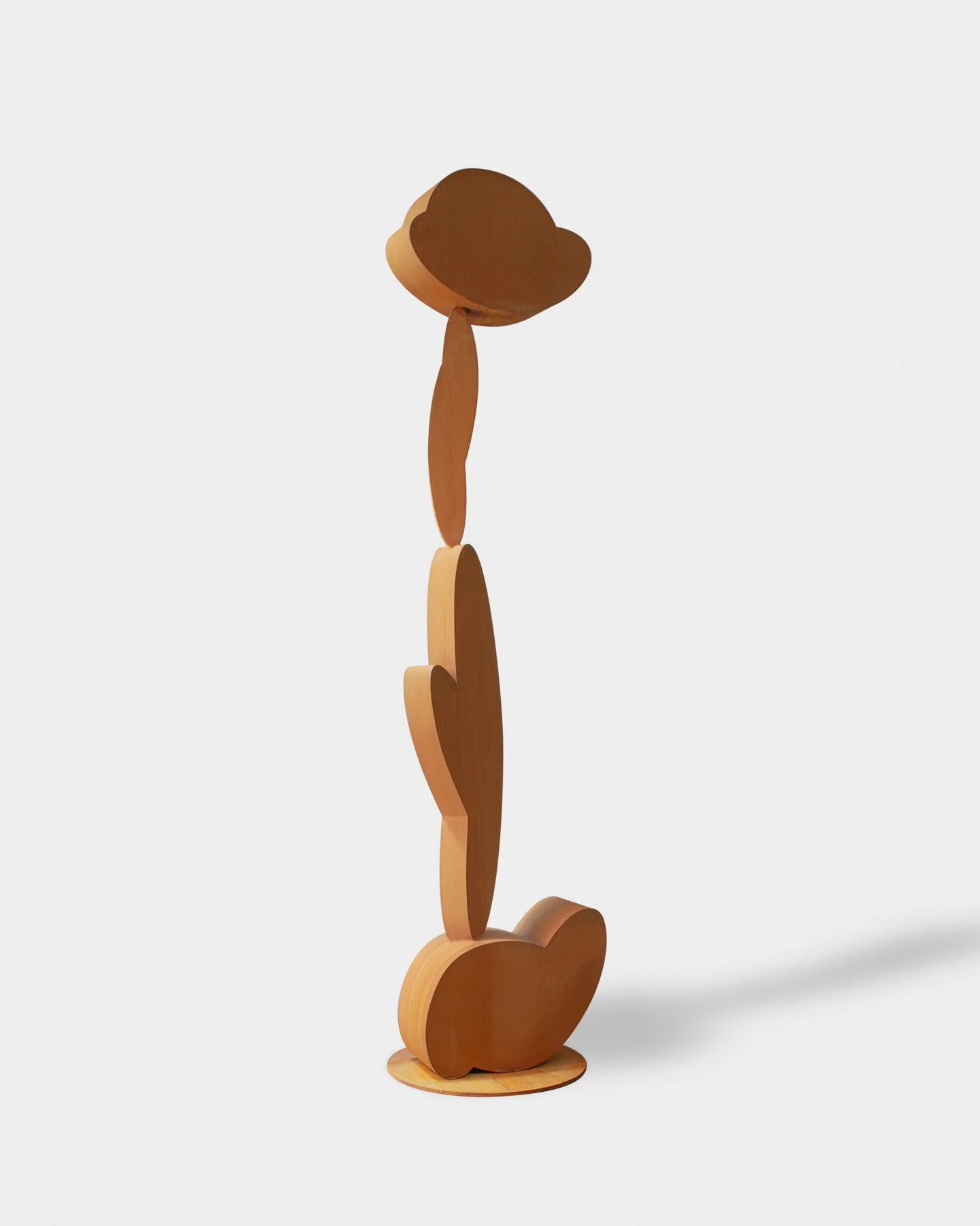  Corten sculpture with rust patina for artist Brad Howe 