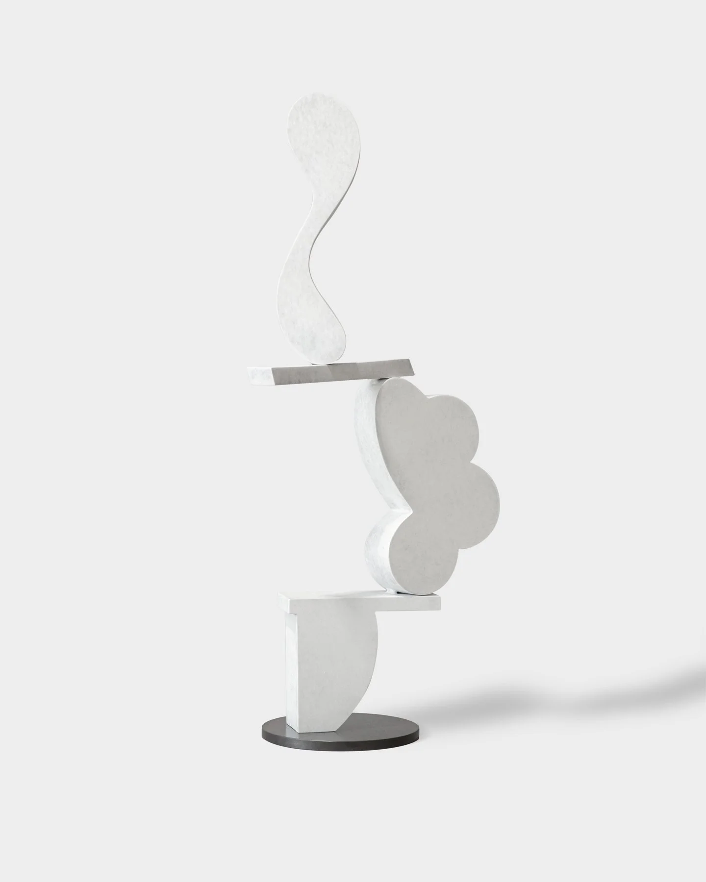  Bronze sculpture with white patina for artist Brad Howe 