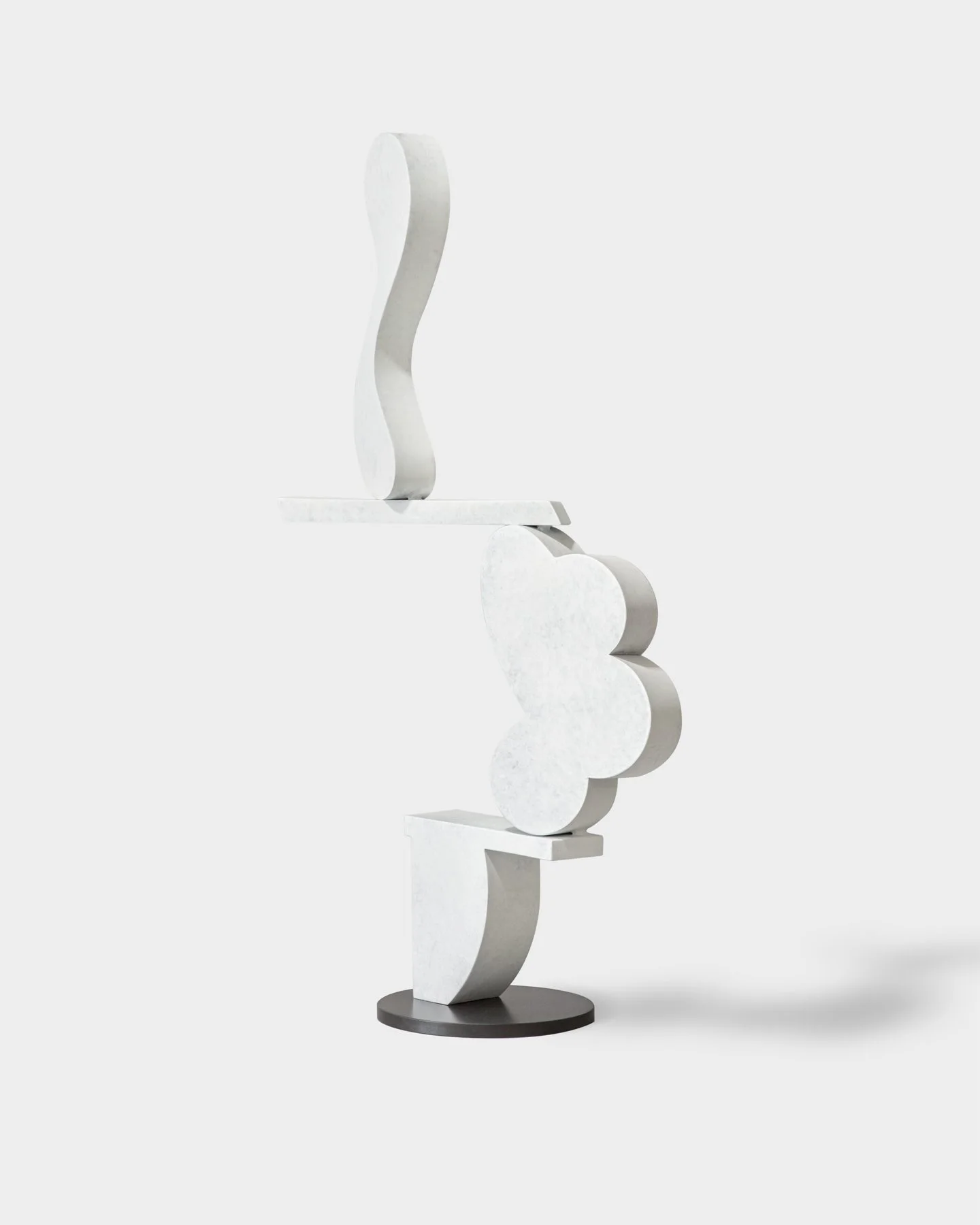  Bronze sculpture with white patina for artist Brad Howe 