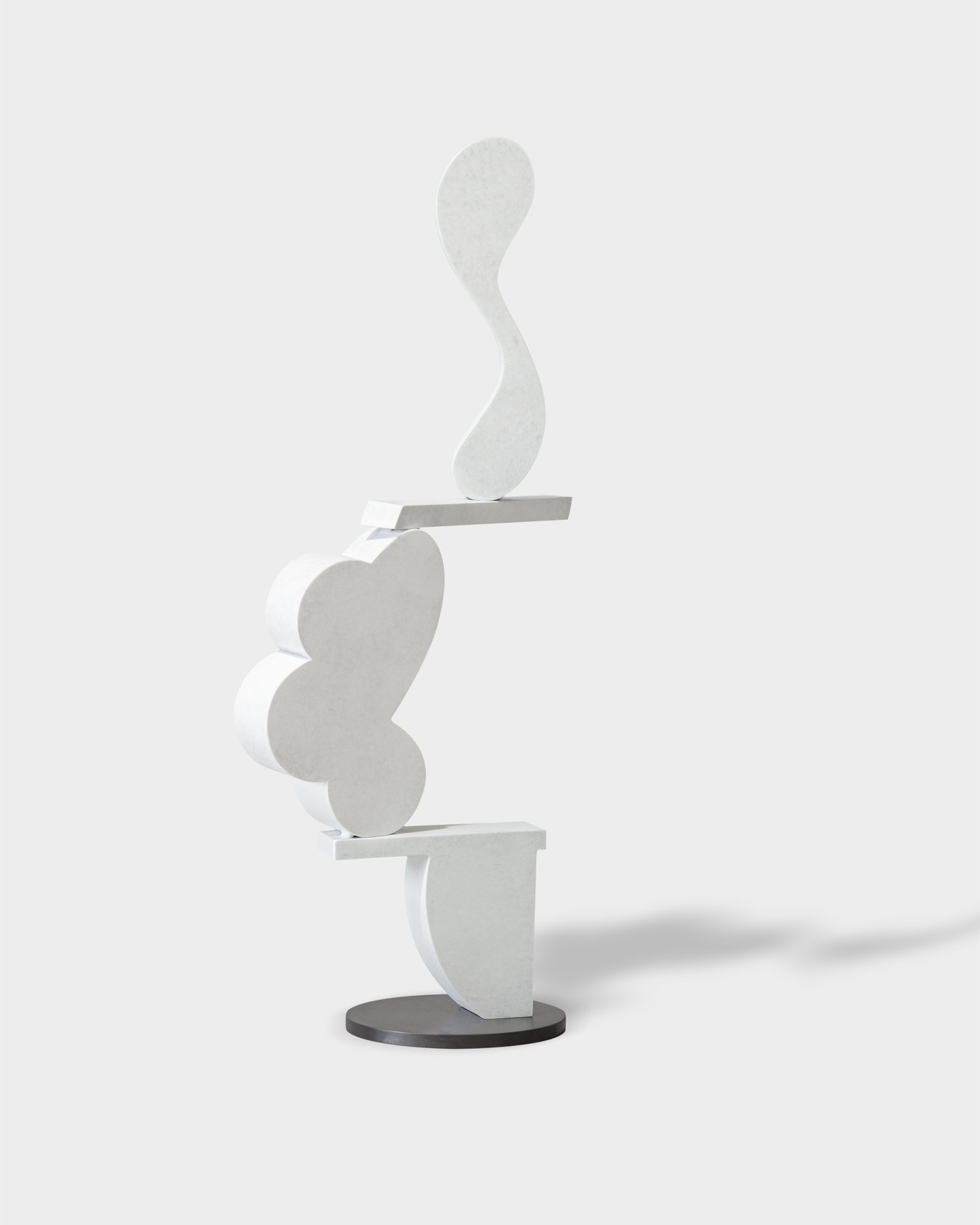  Bronze sculpture with white patina for artist Brad Howe 