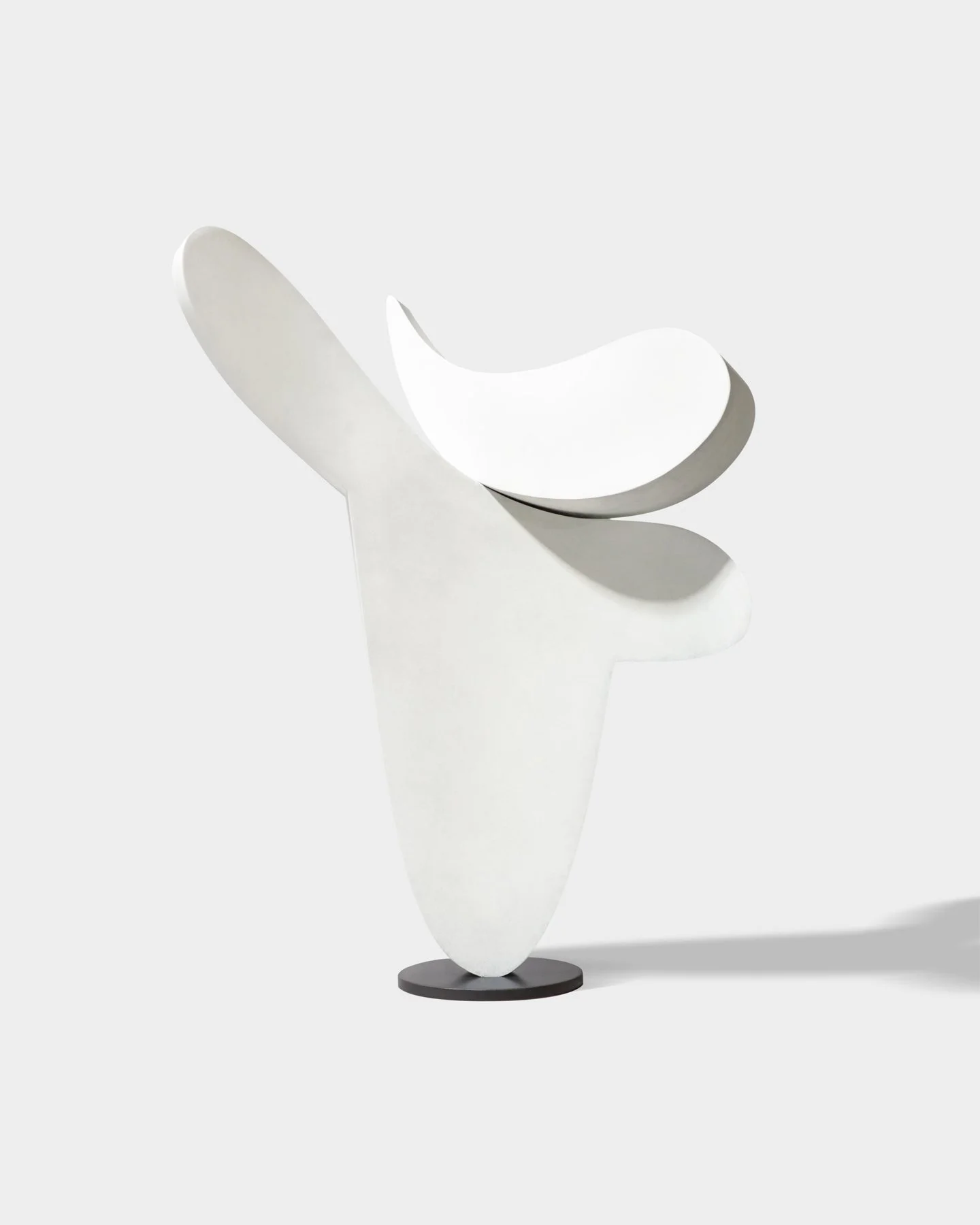  Bronze sculpture with white patina for artist Brad Howe 