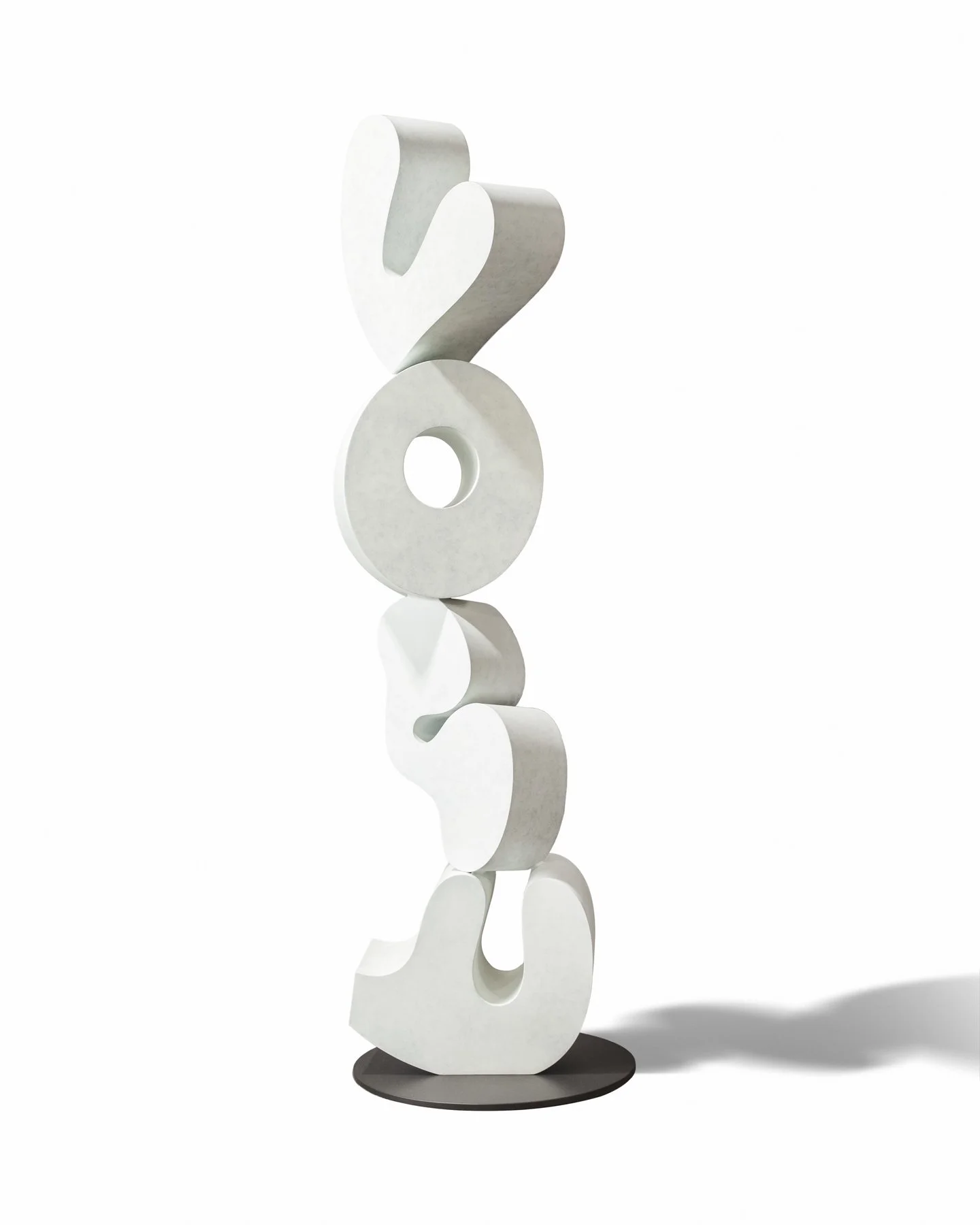  Bronze sculpture with white patina for artist Brad Howe 