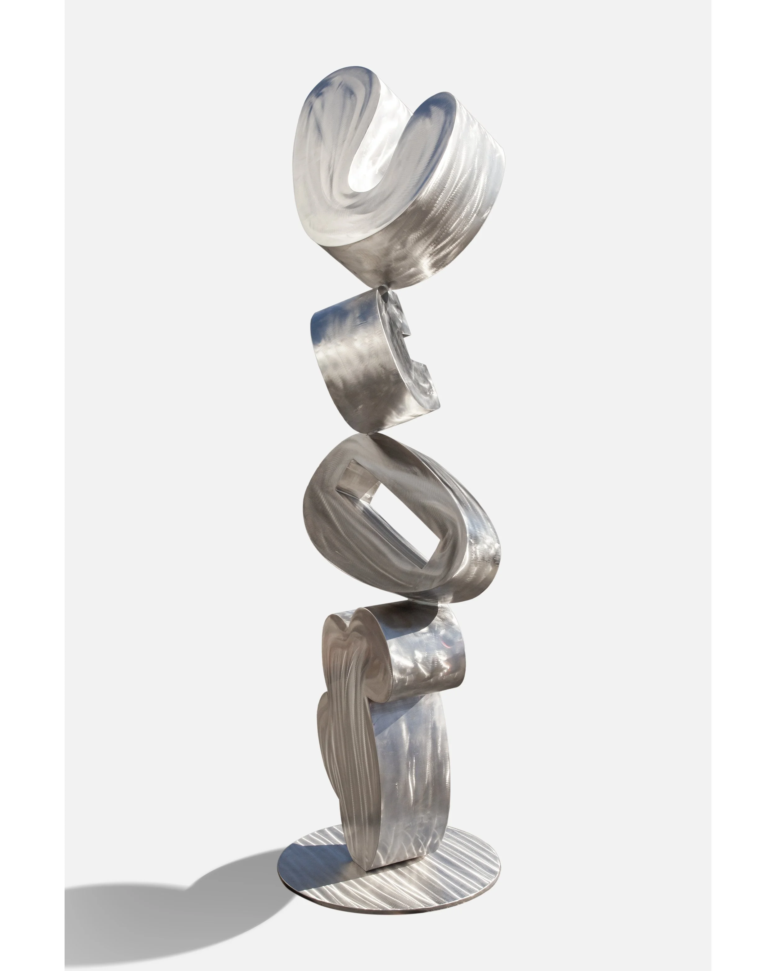  Stainless steel sculpture for artist Brad Howe 