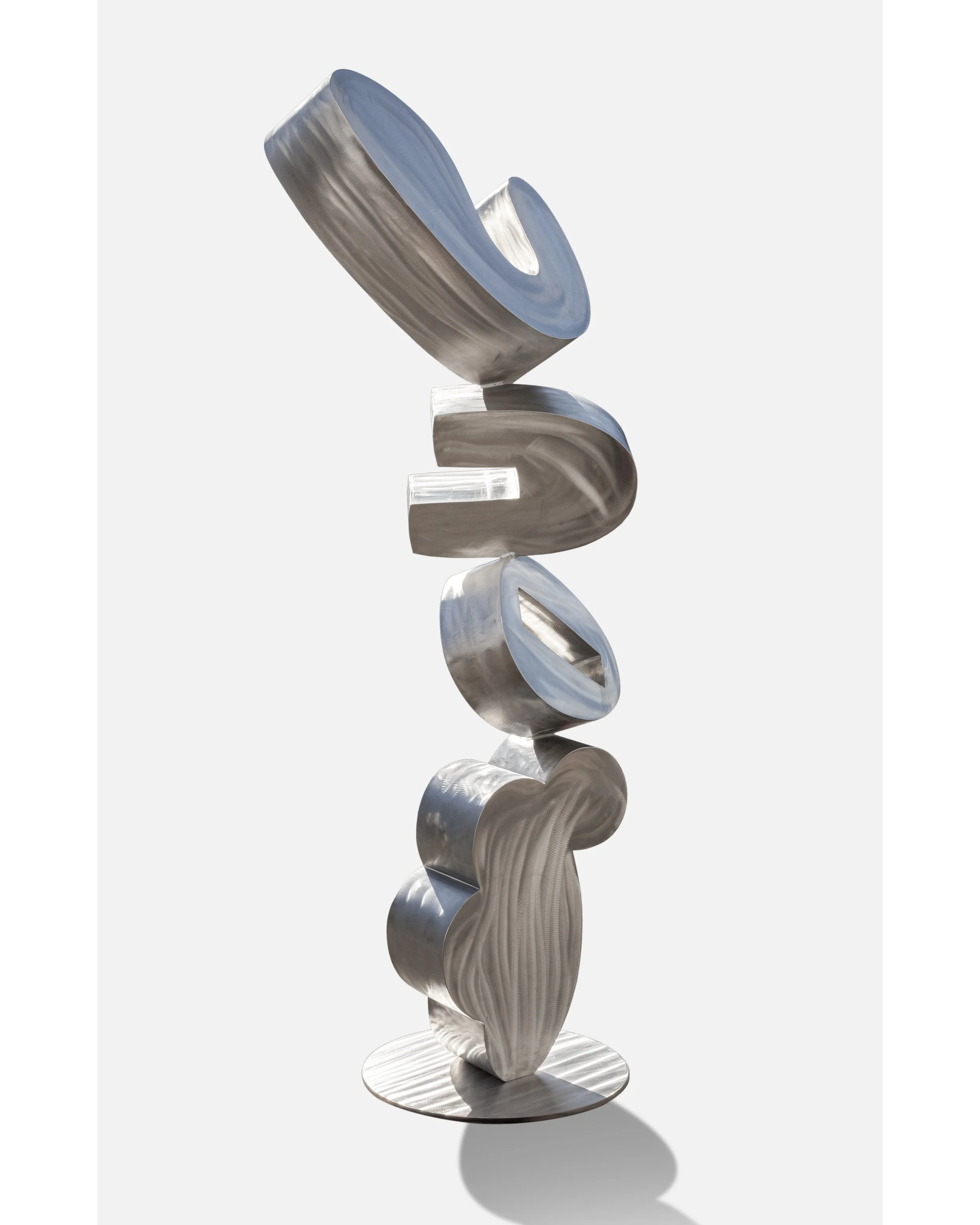  Stainless steel sculpture for artist Brad Howe 