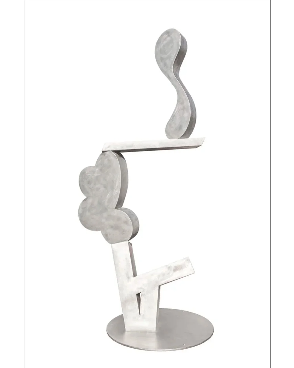  Stainless steel sculpture for artist Brad Howe 