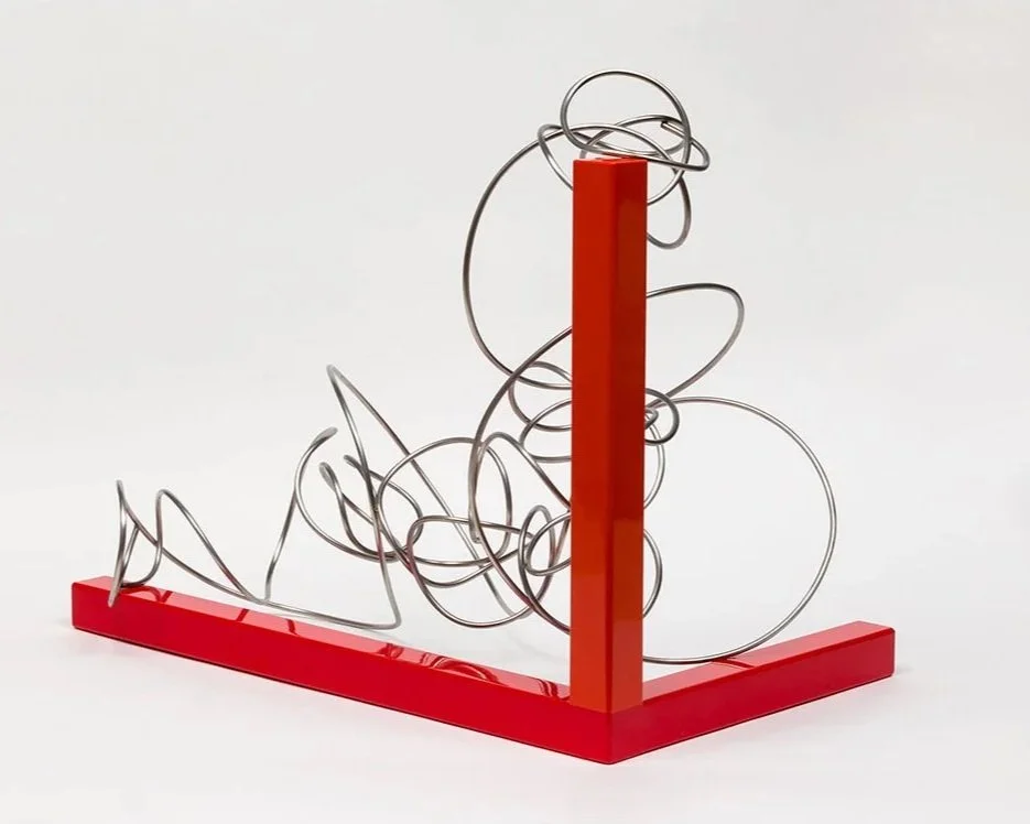  Stainless steel sculpture for artist Brad Howe 