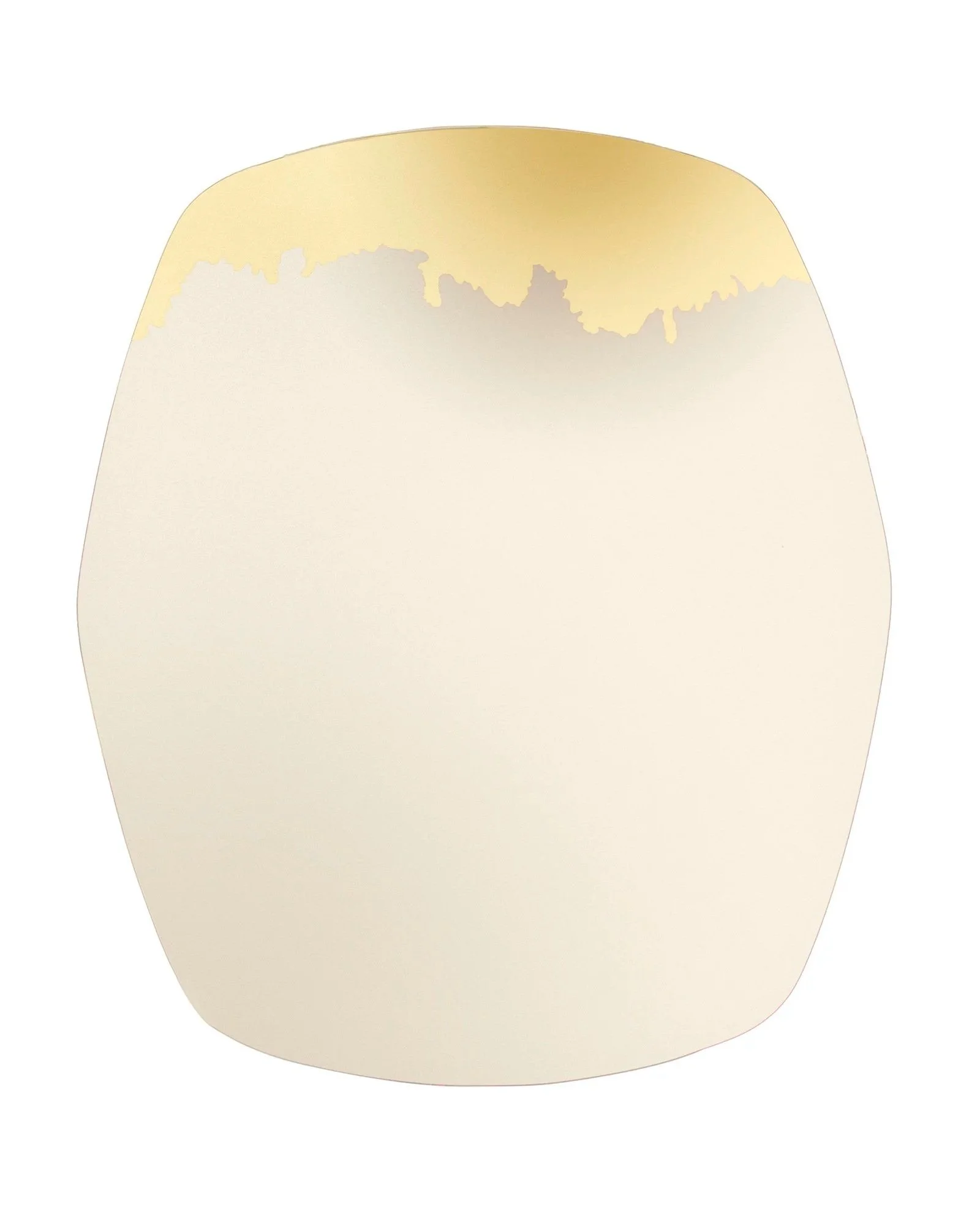  Stainless steel and brass fused mirror polished wall sculpture for Studio Warm LA 