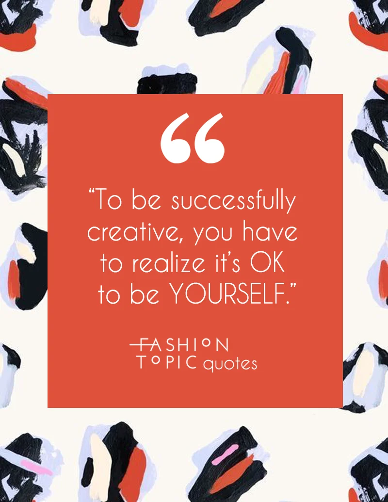 Be yourself.
