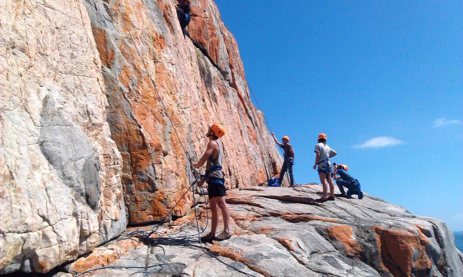 Rock Climbing in Tasmania