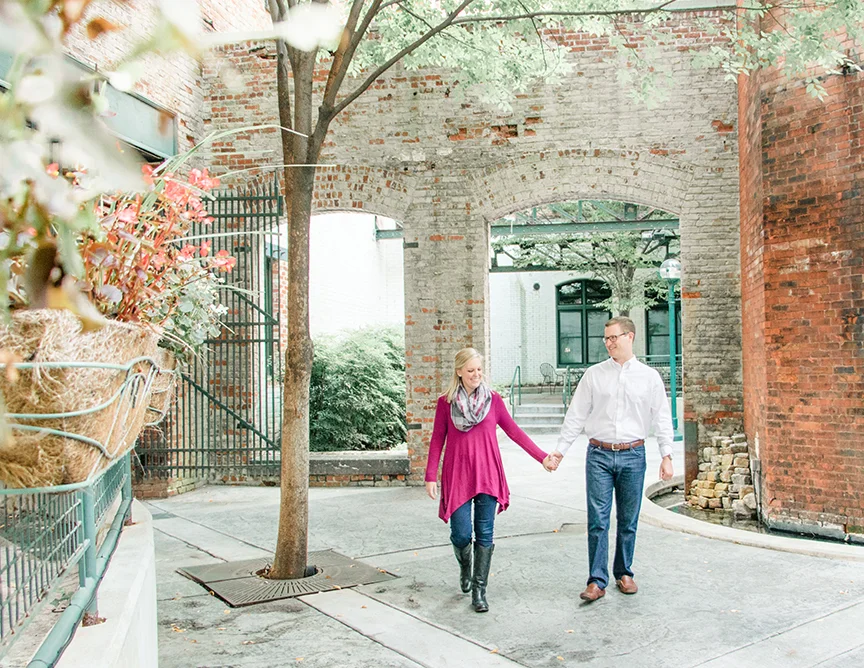 Richmond Engagement Portraits at Tobacco Row and Brown's Island
