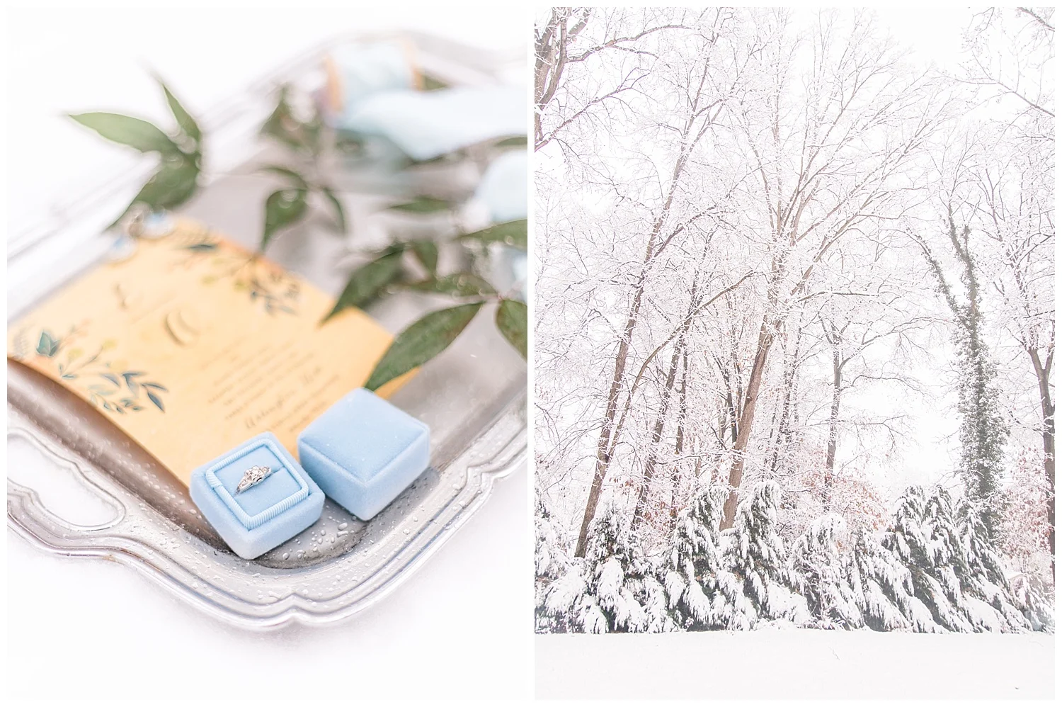 Richmond Wedding Photography - Snowy Bridal Details in Mechanicsville