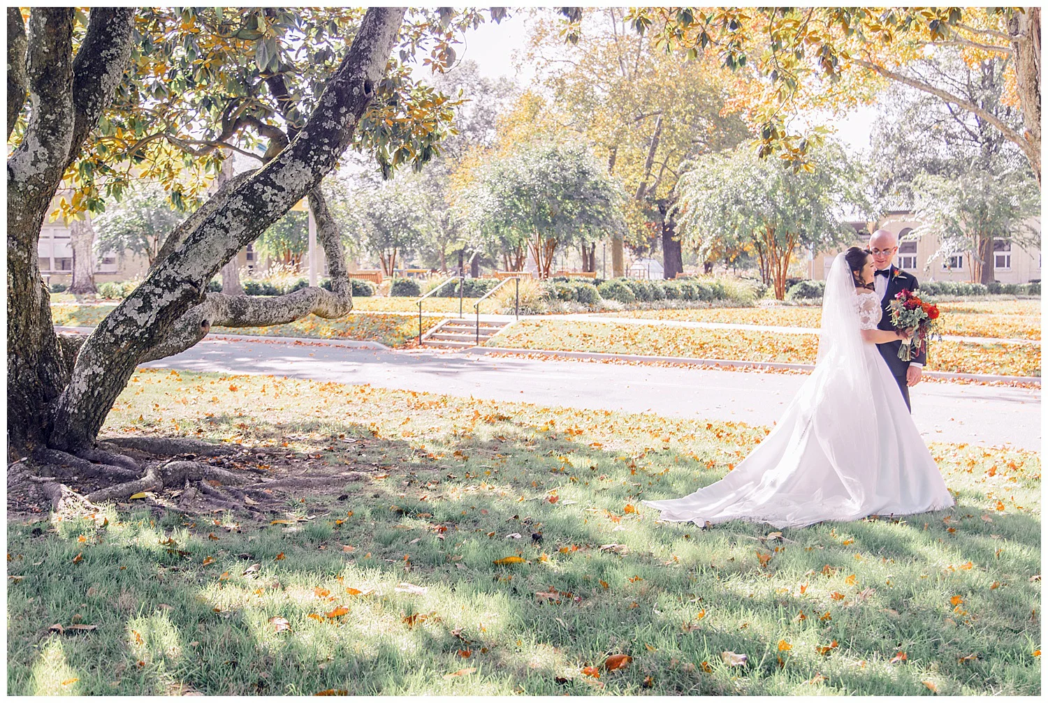 St. Joseph's Villa Wedding in Fall - Kayla + Adam