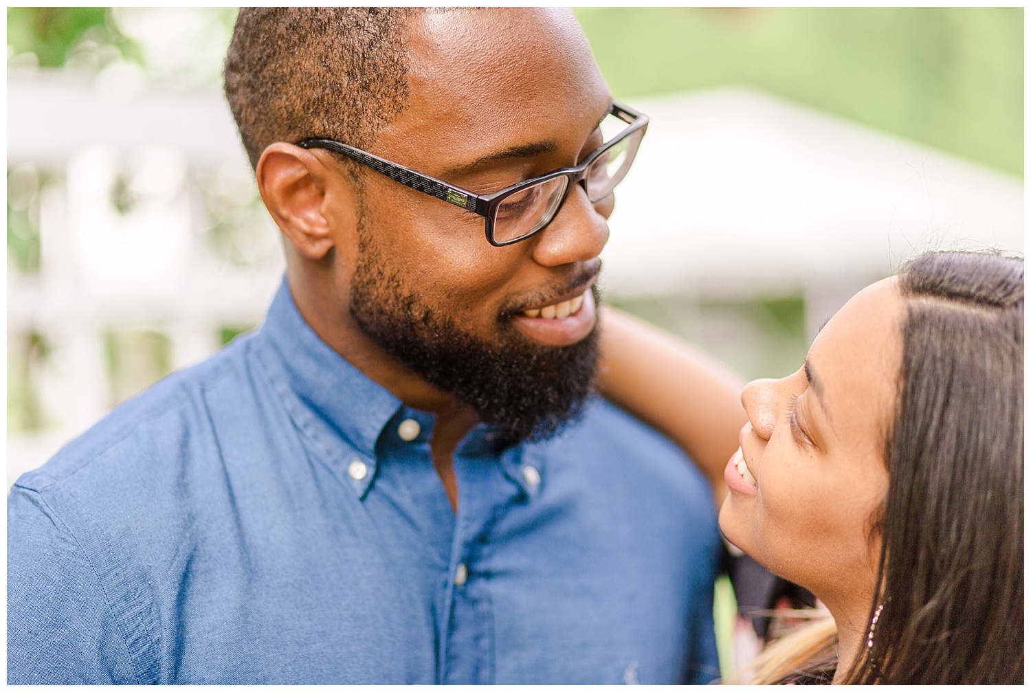 Lewis Ginter Botanical Gardens Engagement Session, Candice + CJ