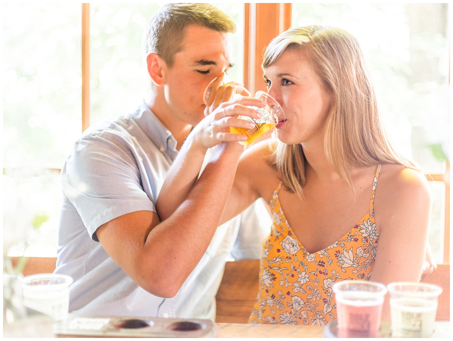 Virginia Engagement at Bold Rock Cidery