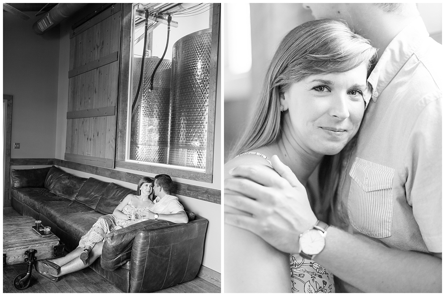 Virginia Engagement at Bold Rock Cidery