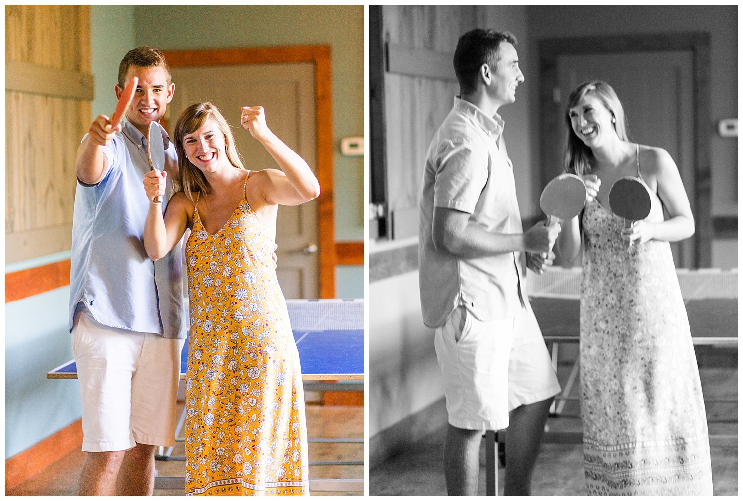 Virginia Engagement at Bold Rock Cidery - Ping Pong