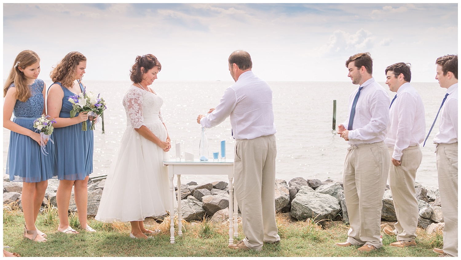 Deltaville Wedding by the Water - Joni + Ken
