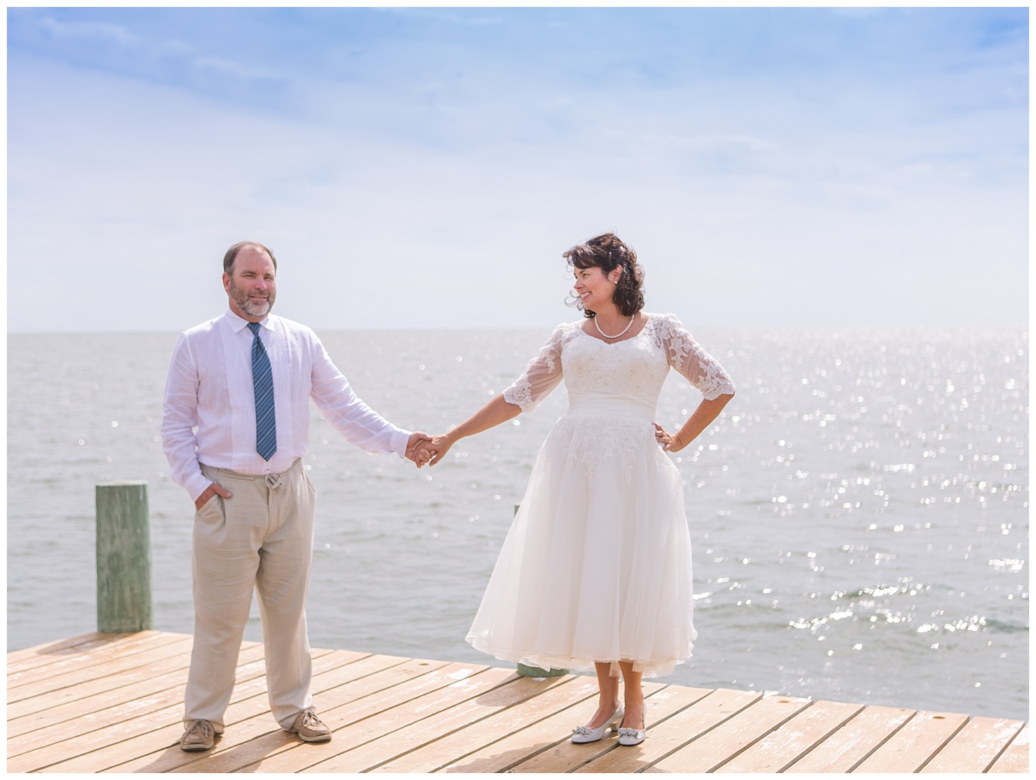 Deltaville Wedding by the Water - Joni + Ken