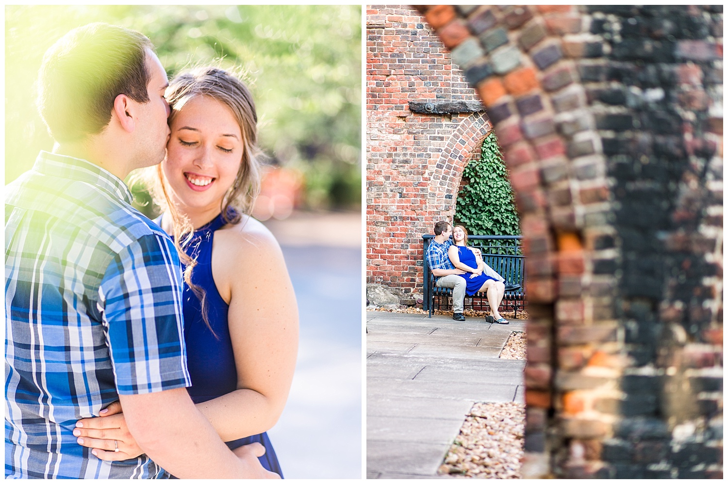 Richmond Engagement Session at Tredegar Ironworks and Brown's Island - Morgan + Kevin