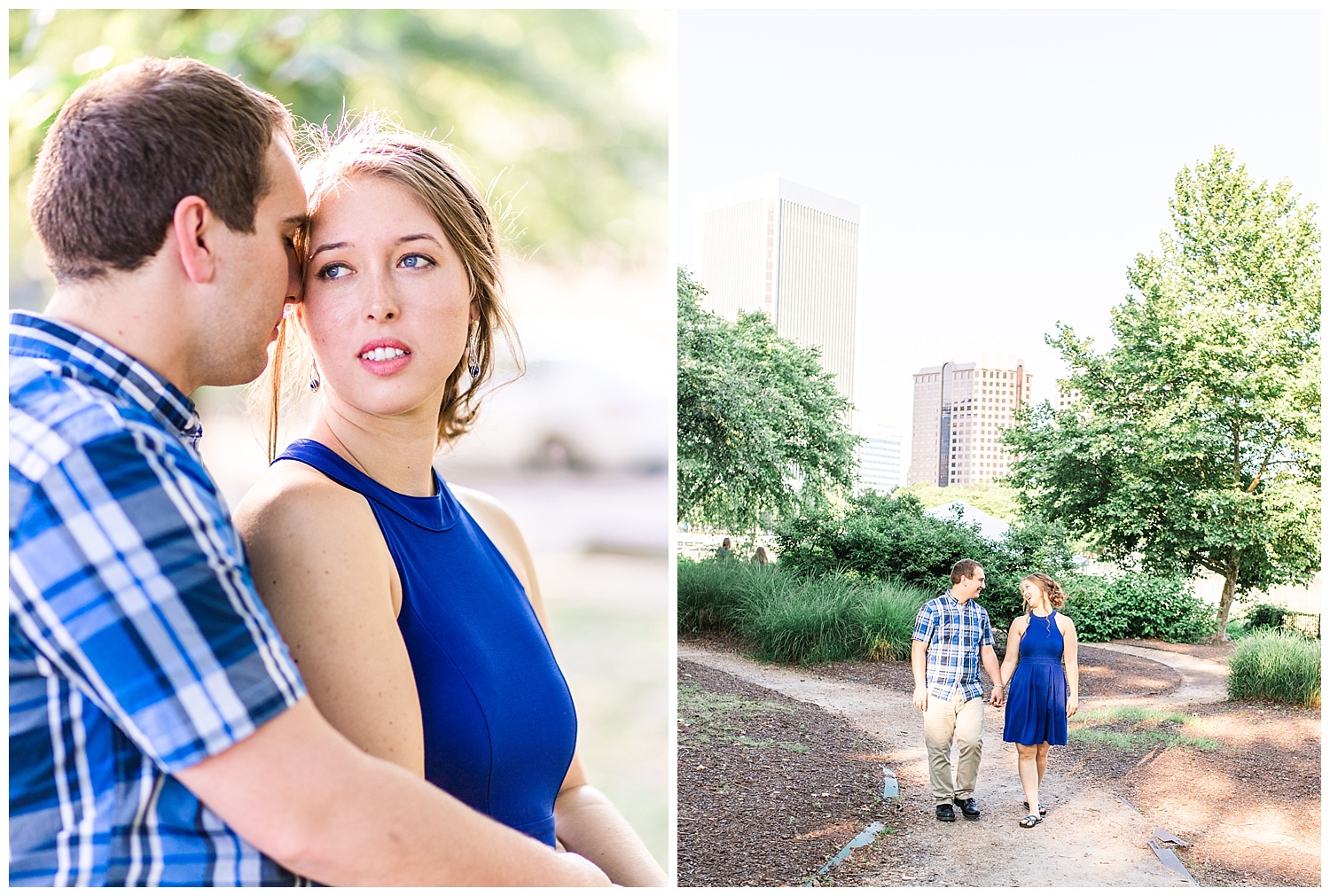 Richmond Engagement Session at Tredegar Ironworks and Brown's Island - Morgan + Kevin