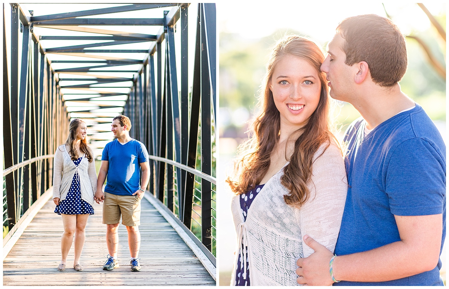 Richmond Engagement Session at Tredegar Ironworks and Brown's Island - Morgan + Kevin