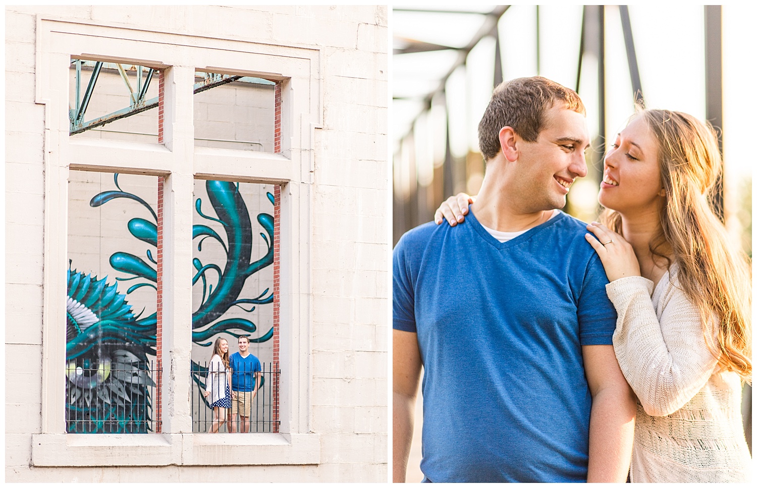 Richmond Engagement Session at Tredegar Ironworks and Brown's Island - Morgan + Kevin