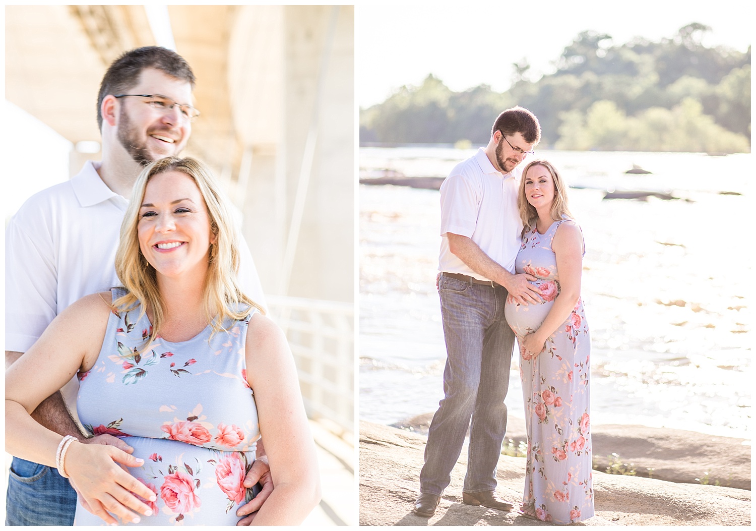 Richmond Maternity Photography - Belle Island - Stacie + Justin