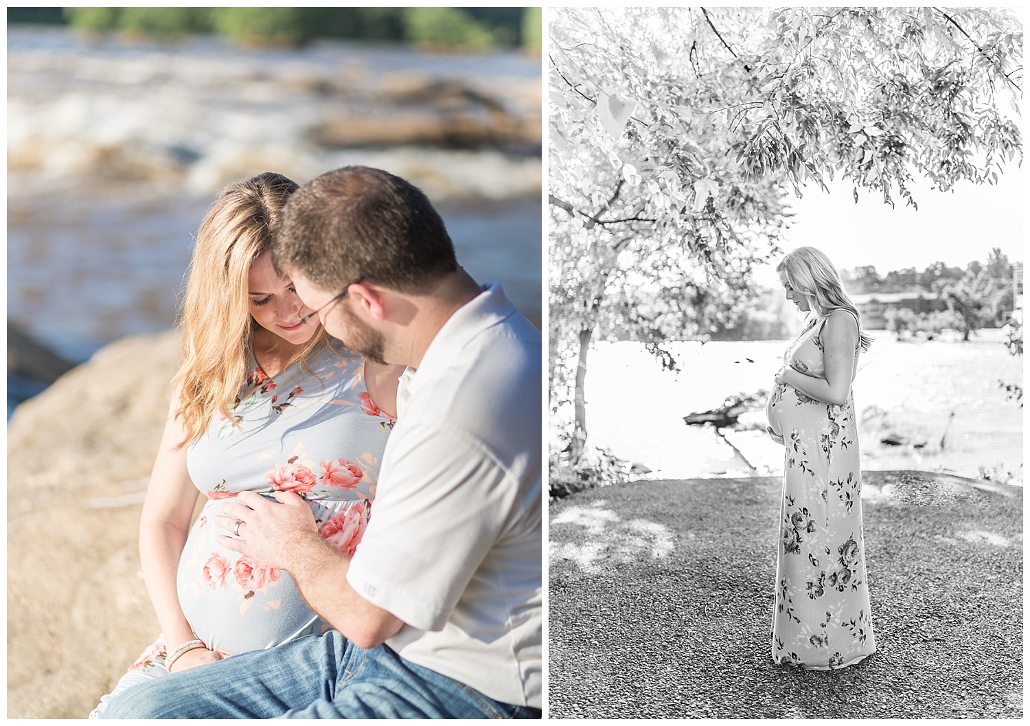 Belle Isle Maternity Portraits - Richmond, VA - Stacie + Justin