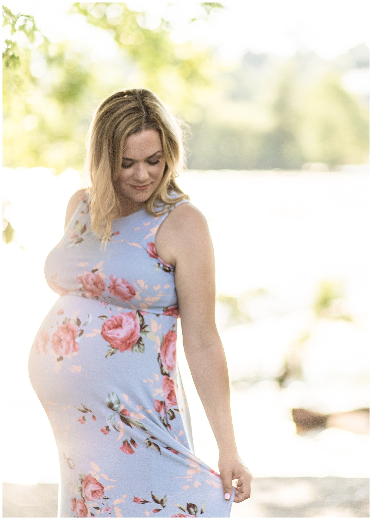 Richmond Maternity Photography - Belle Island - Stacie + Justin