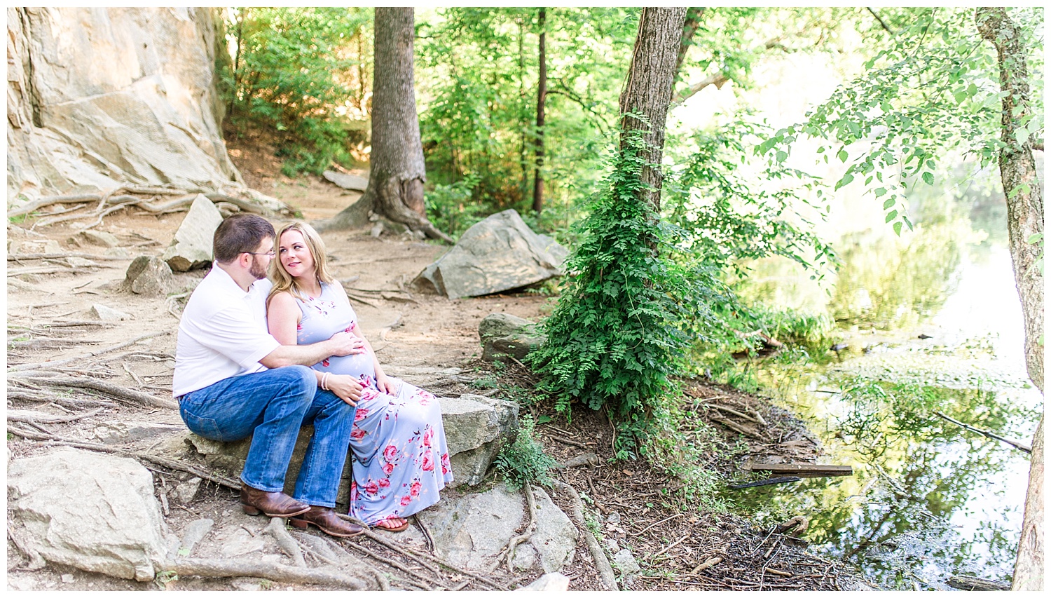 Richmond Maternity Photography - Belle Island - Stacie + Justin