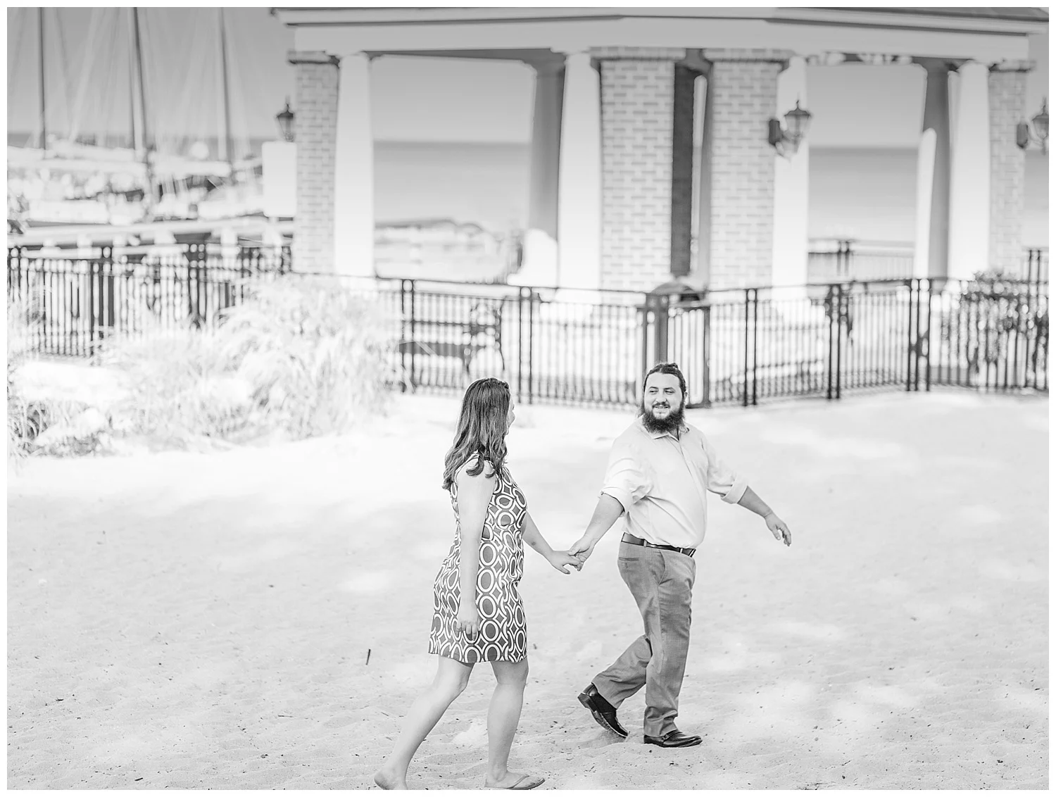 Yorktown Beach Engagement Photos - Sarah + Patrick