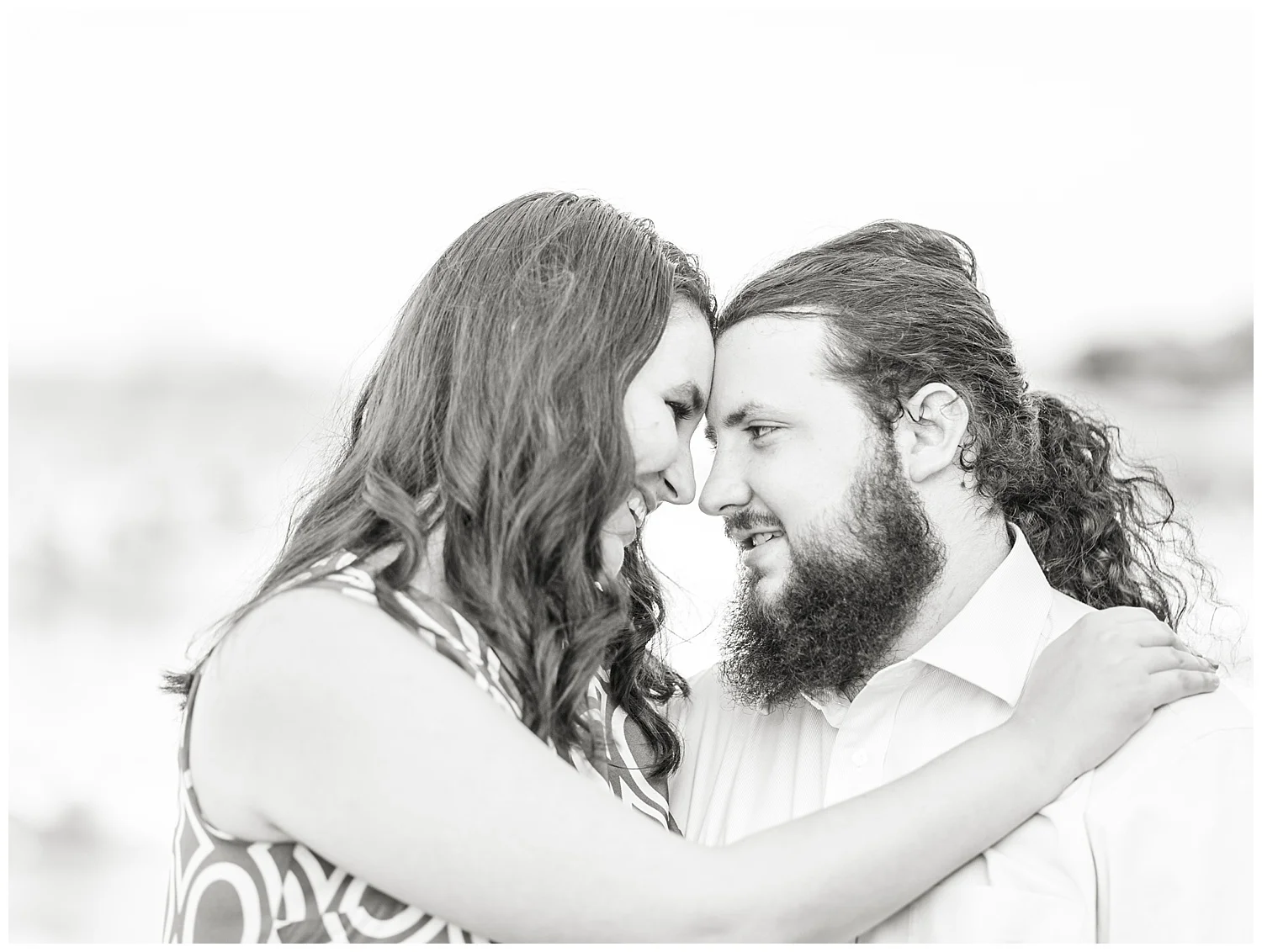 Yorktown Beach Engagement Photos - Sarah + Patrick