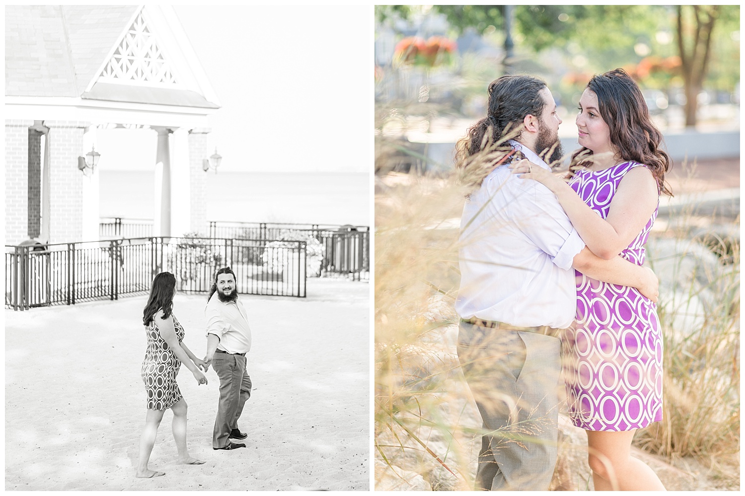 Yorktown Beach Engagement Photos - Sarah + Patrick