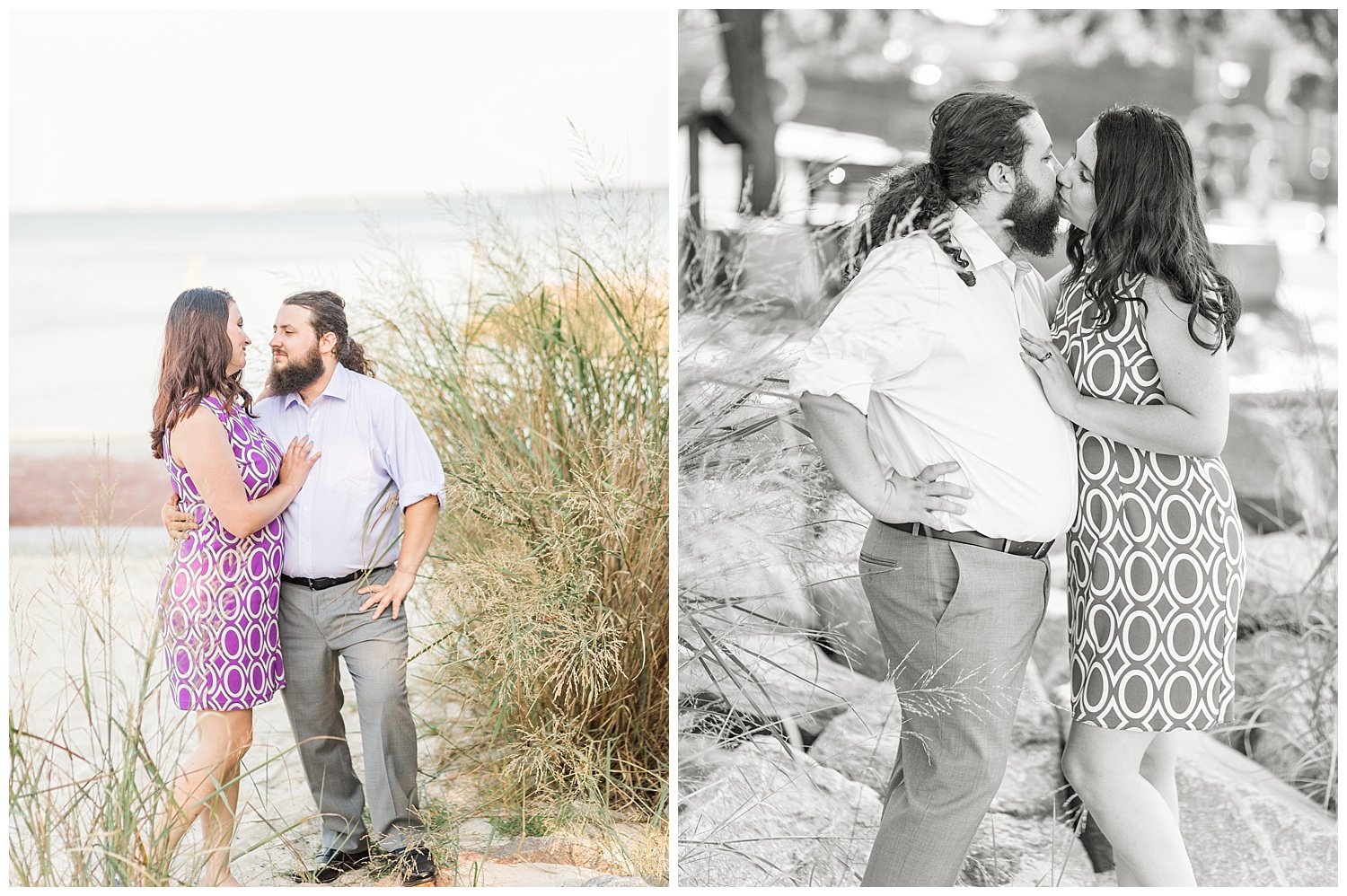 Yorktown Beach Engagement Photos - Sarah + Patrick