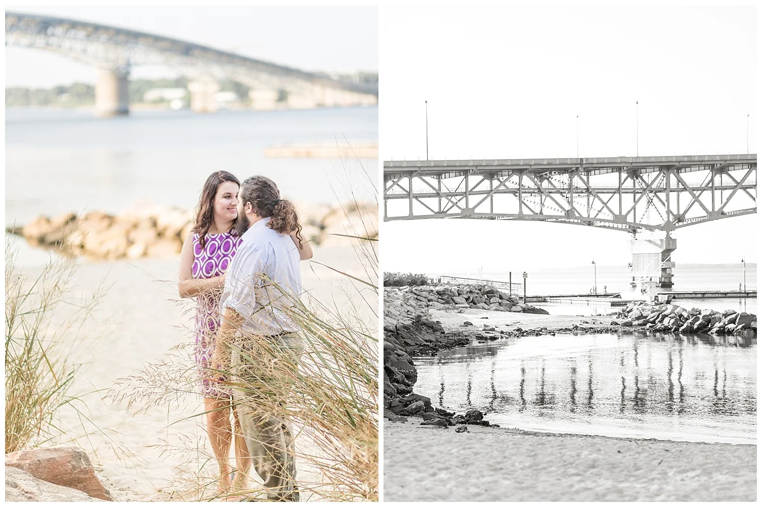 Yorktown Beach Engagement Photos - Sarah + Patrick
