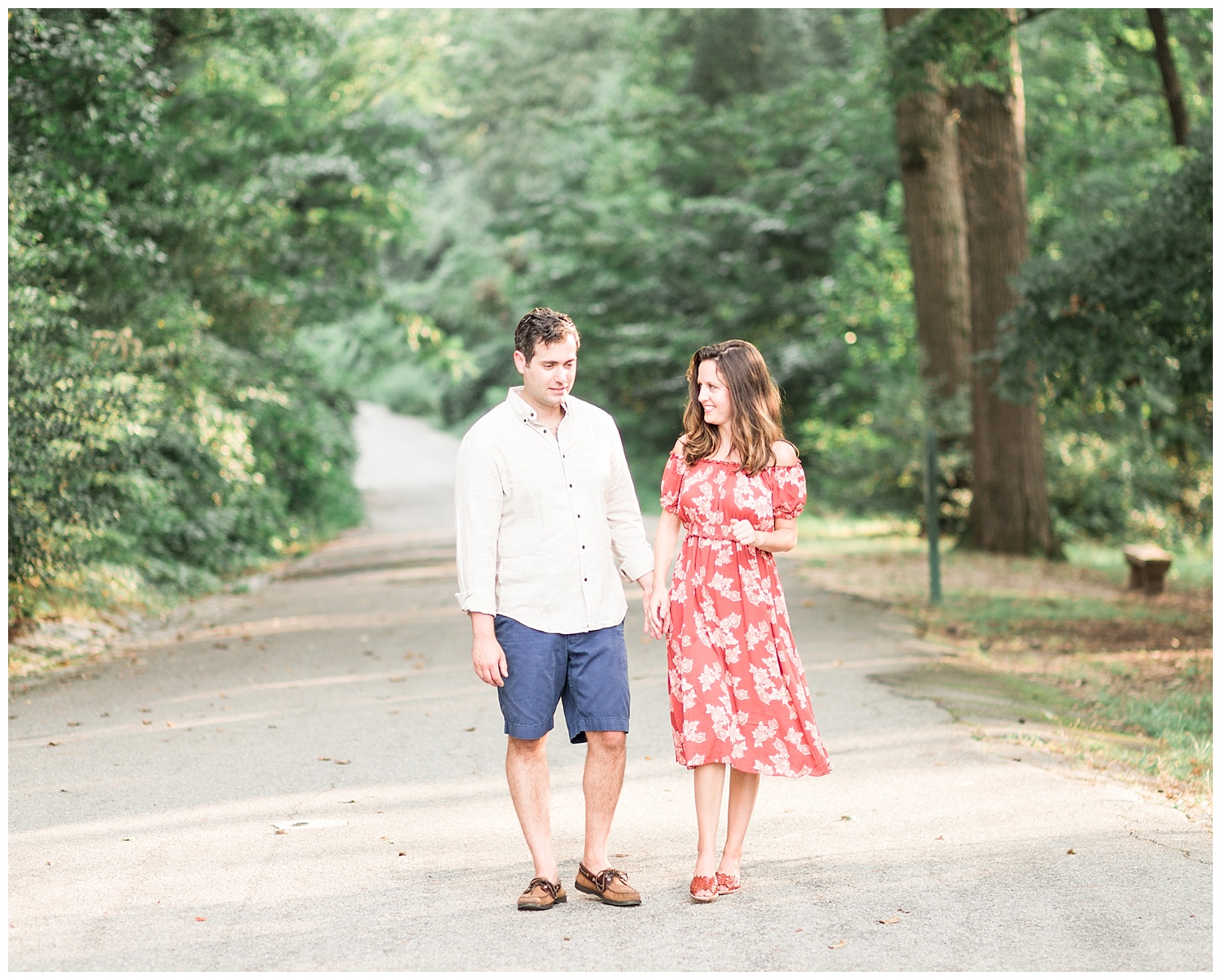 Bryan Park Richmond Engagement Photos - Marissa + Albie