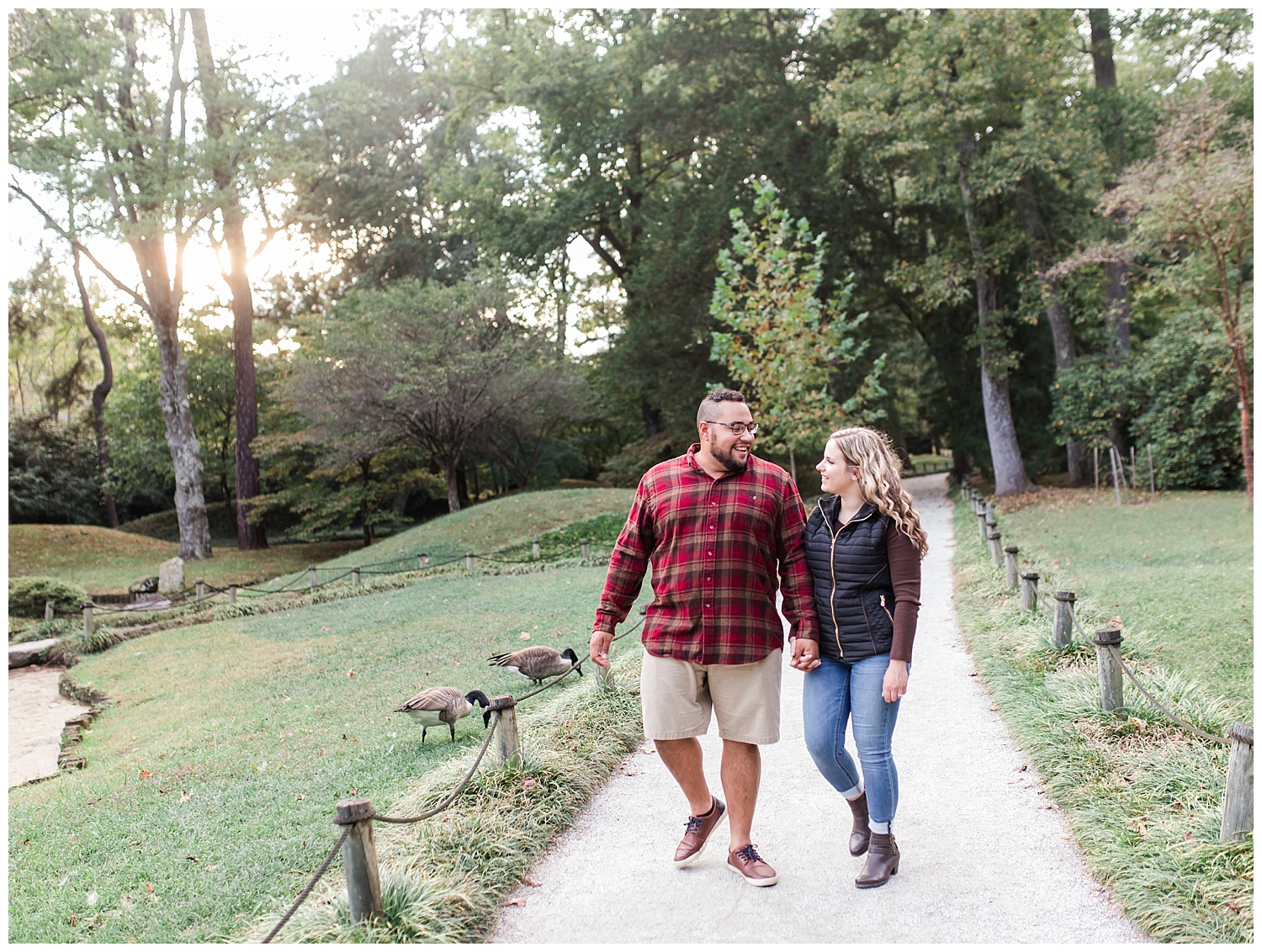 Virginia Wedding Photographer - Fall Maymont Engagement Portraits - Marissa + Joshua